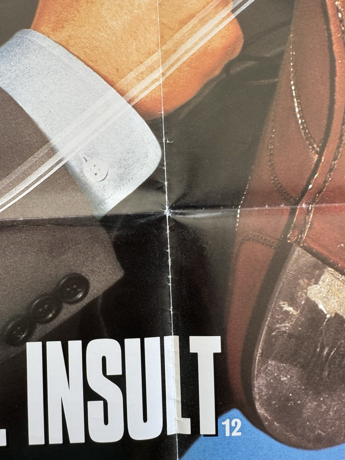 Naked Gun 33⅓ The Final Insult (1994) Original UK Quad Poster - Folded - Vintage
