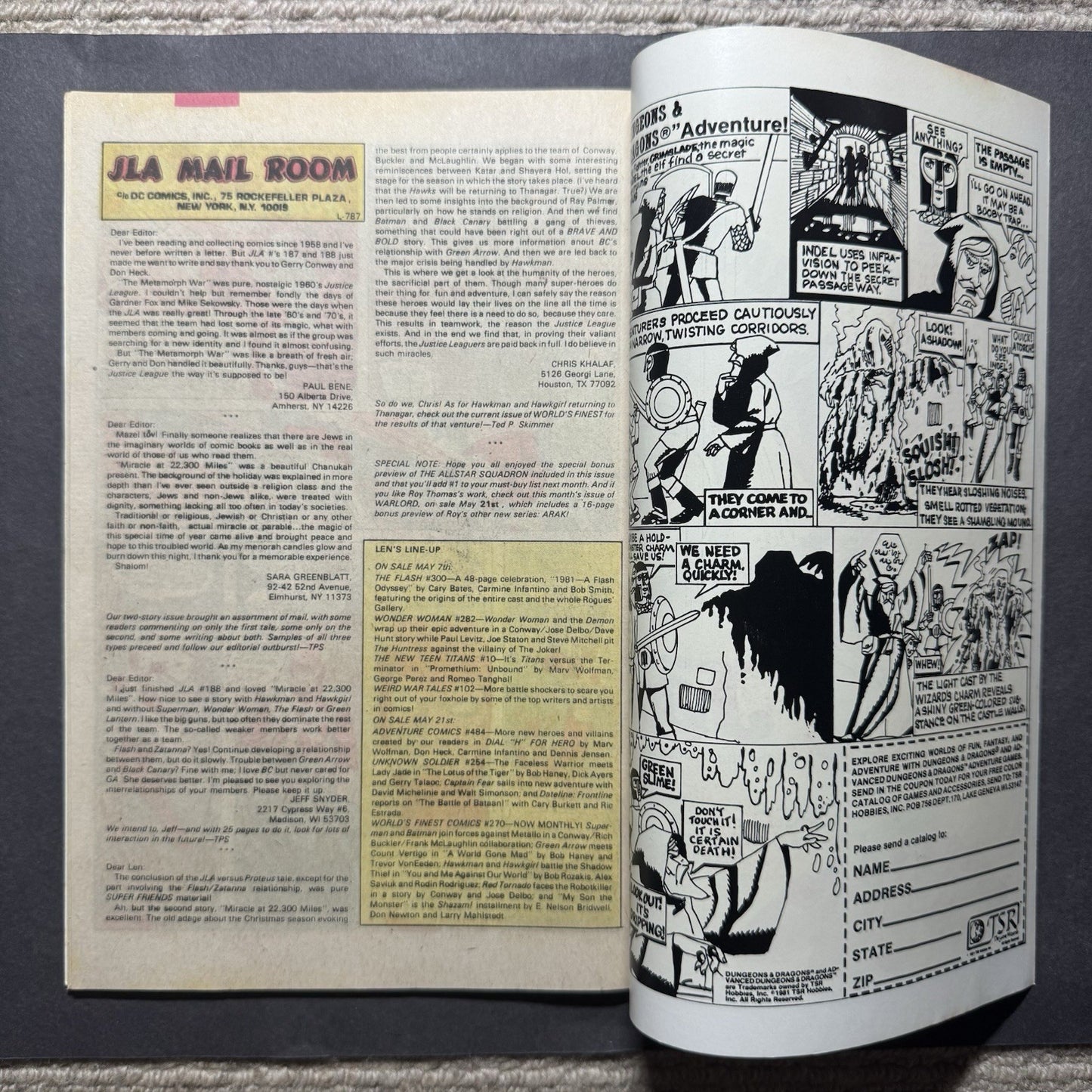 Justice League 193 - 1st App Of All Star Squadron - Bronze Age Dc Comics 1981