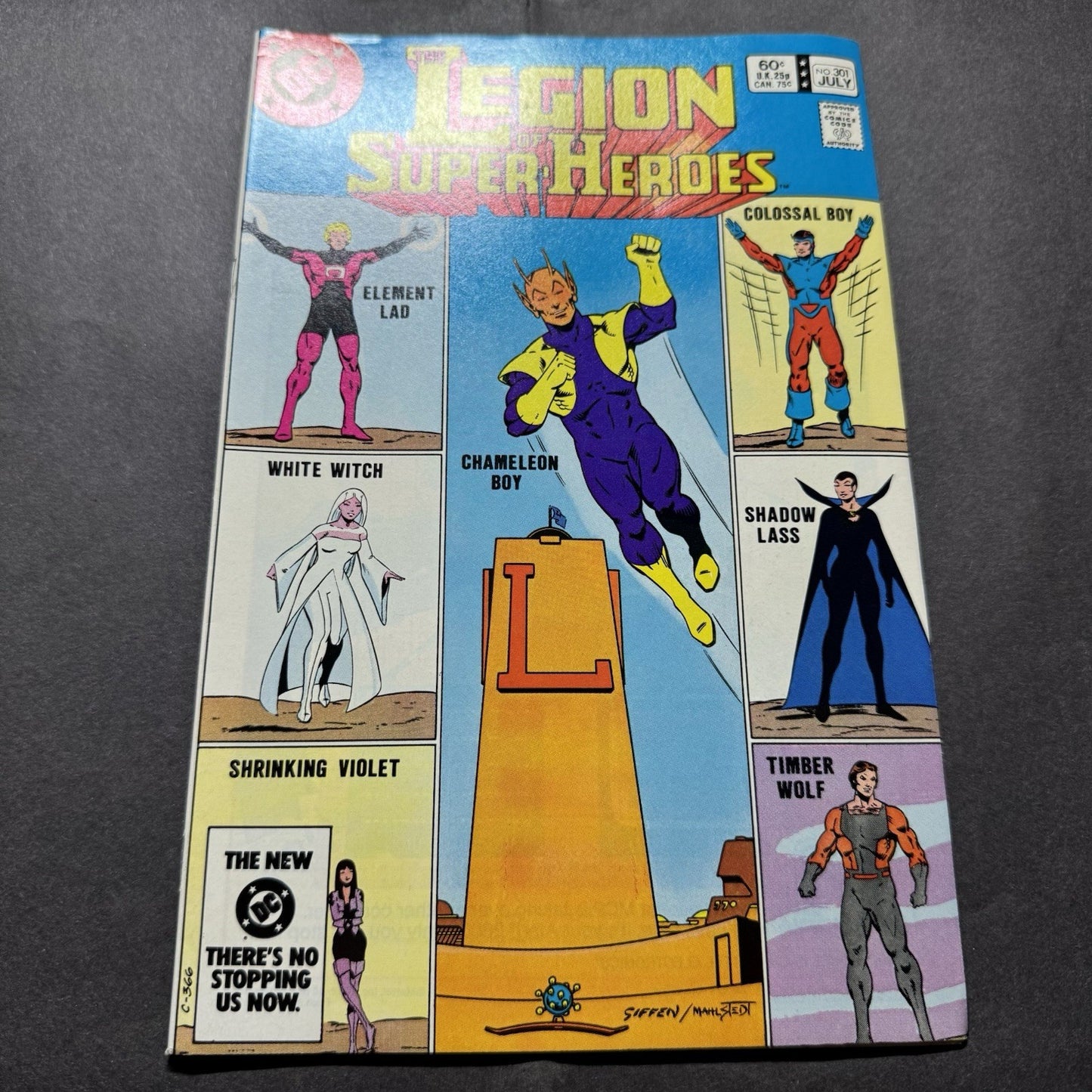Legion Of Super-Heroes 301 - 1st App Gigi Cusimano - Bronze Age Dc Comics 1983