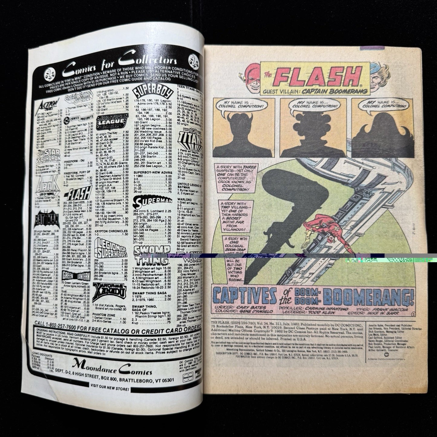 Flash 311 - Bronze Age Dc Comics 1982