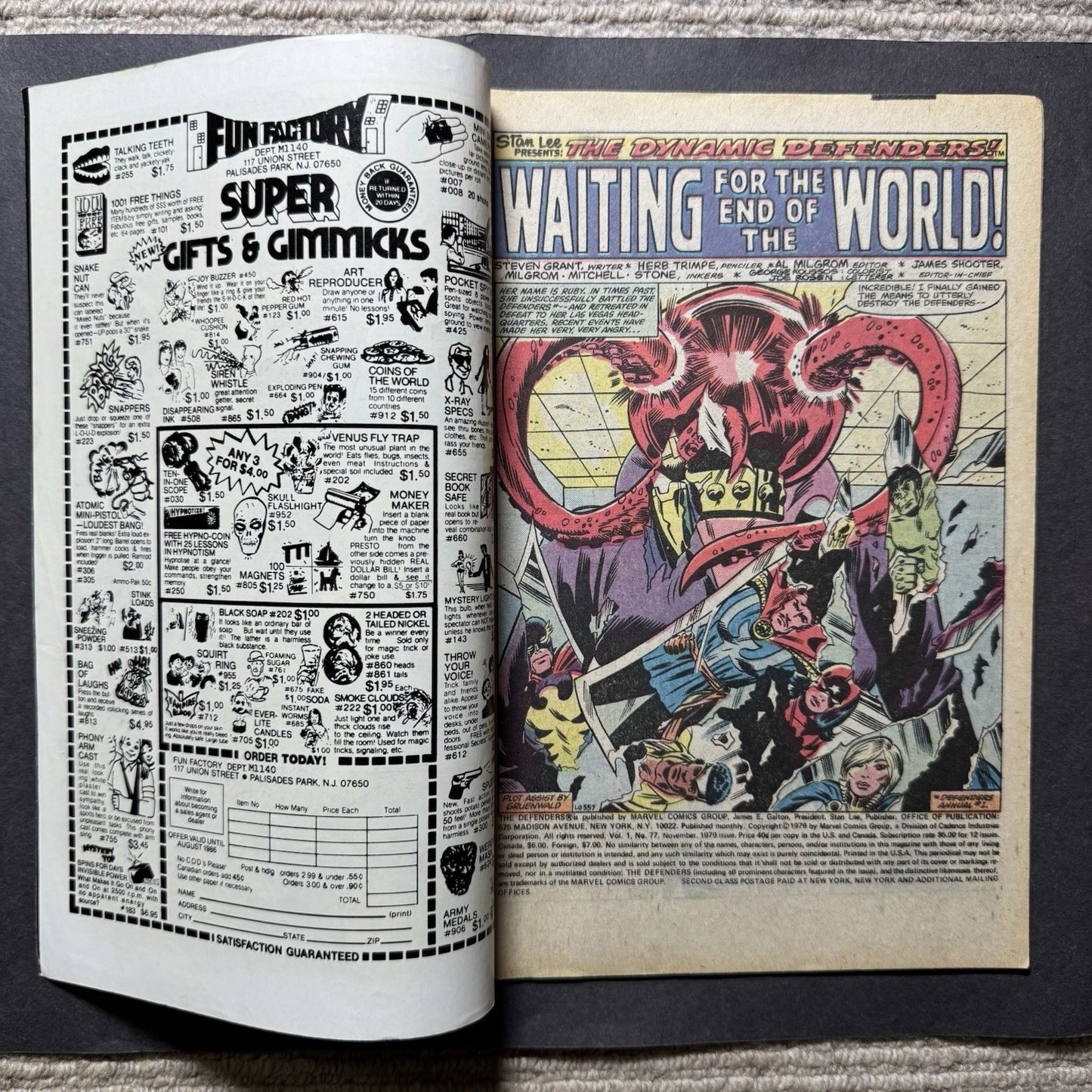 Defenders 77 - Bronze Age Marvel Comics 1979
