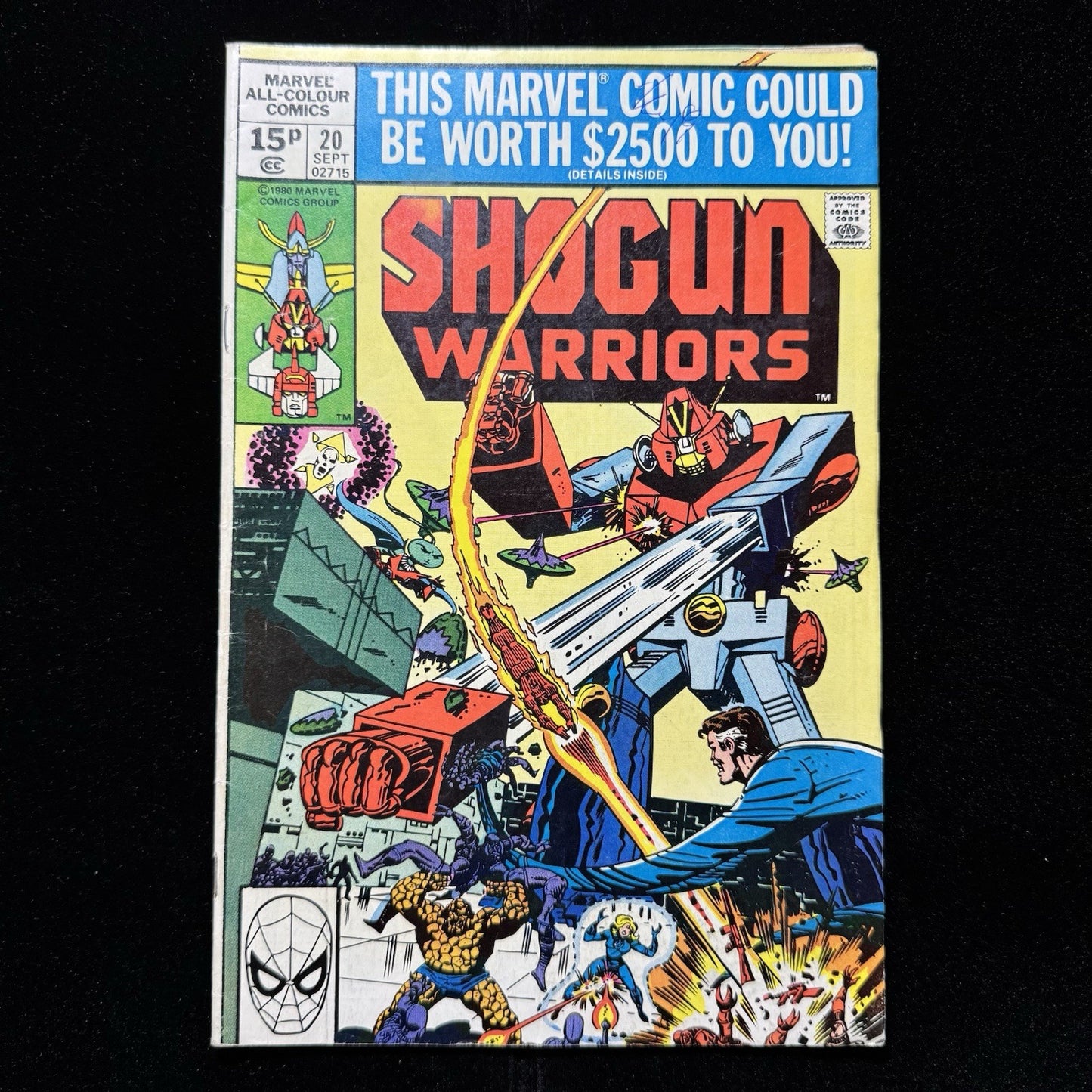 Shogun Warriors 20 - Bronze Age Marvel Comics 1980