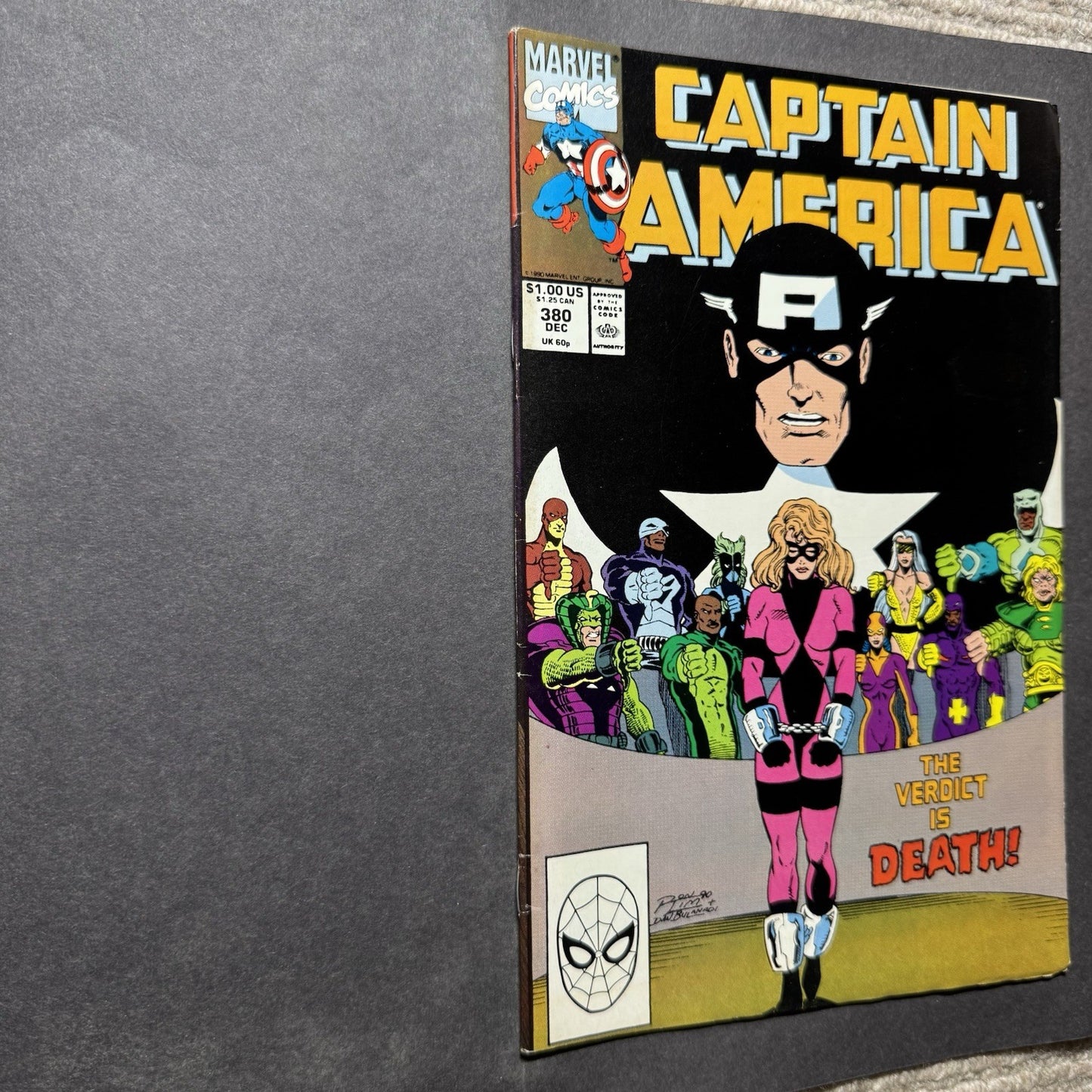 Captain America 380 - Copper Age Marvel Comics 1990