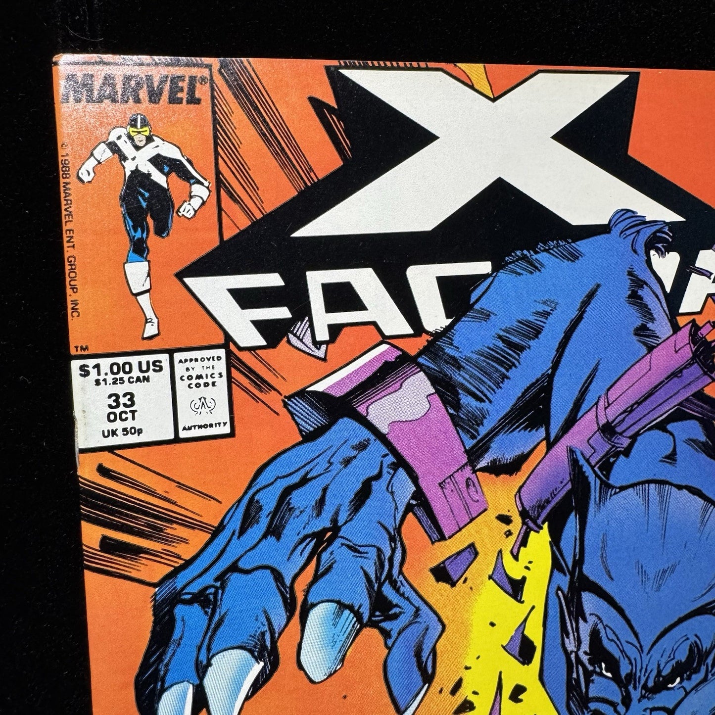 X-Factor 33 - 1st Appearance Of Orphan Maker - Copper Age Marvel Comics 1988