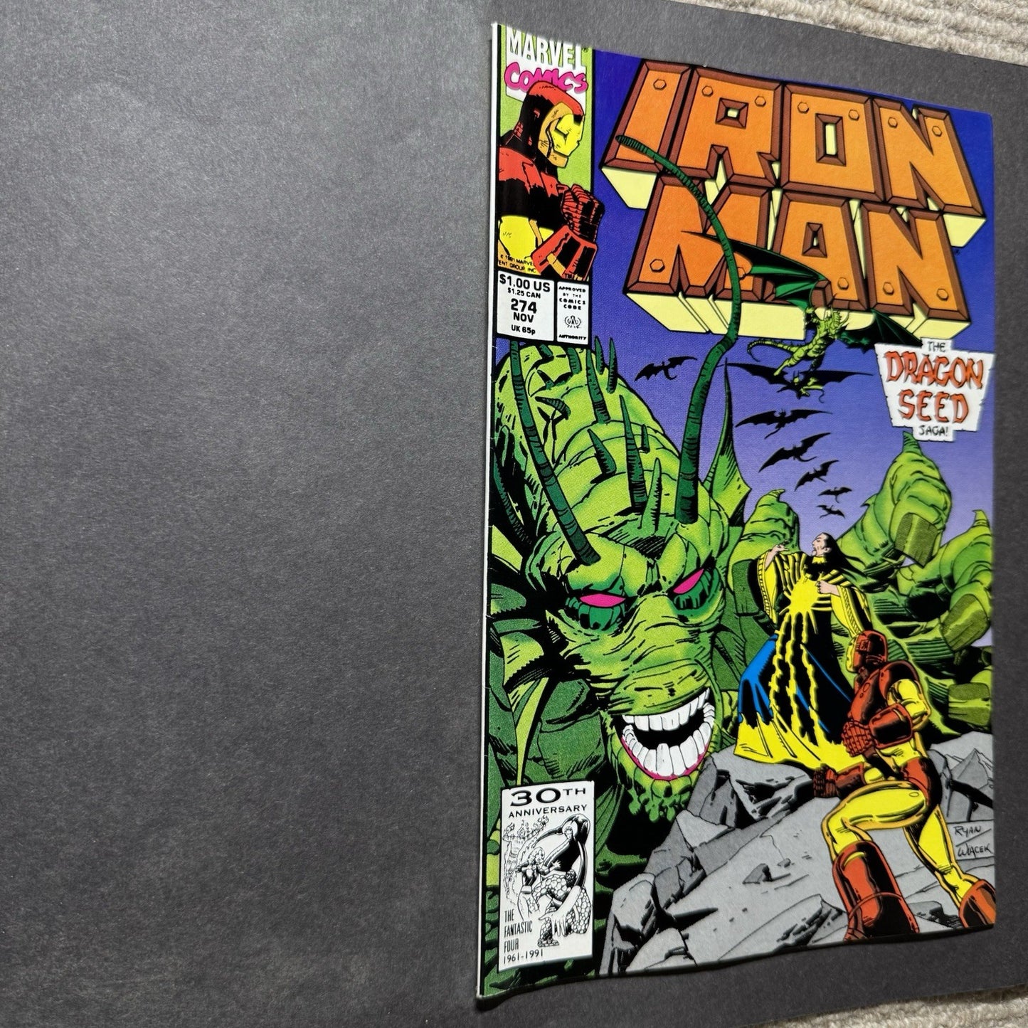 Iron Man 274 - Copper Age Marvel Comics 1991