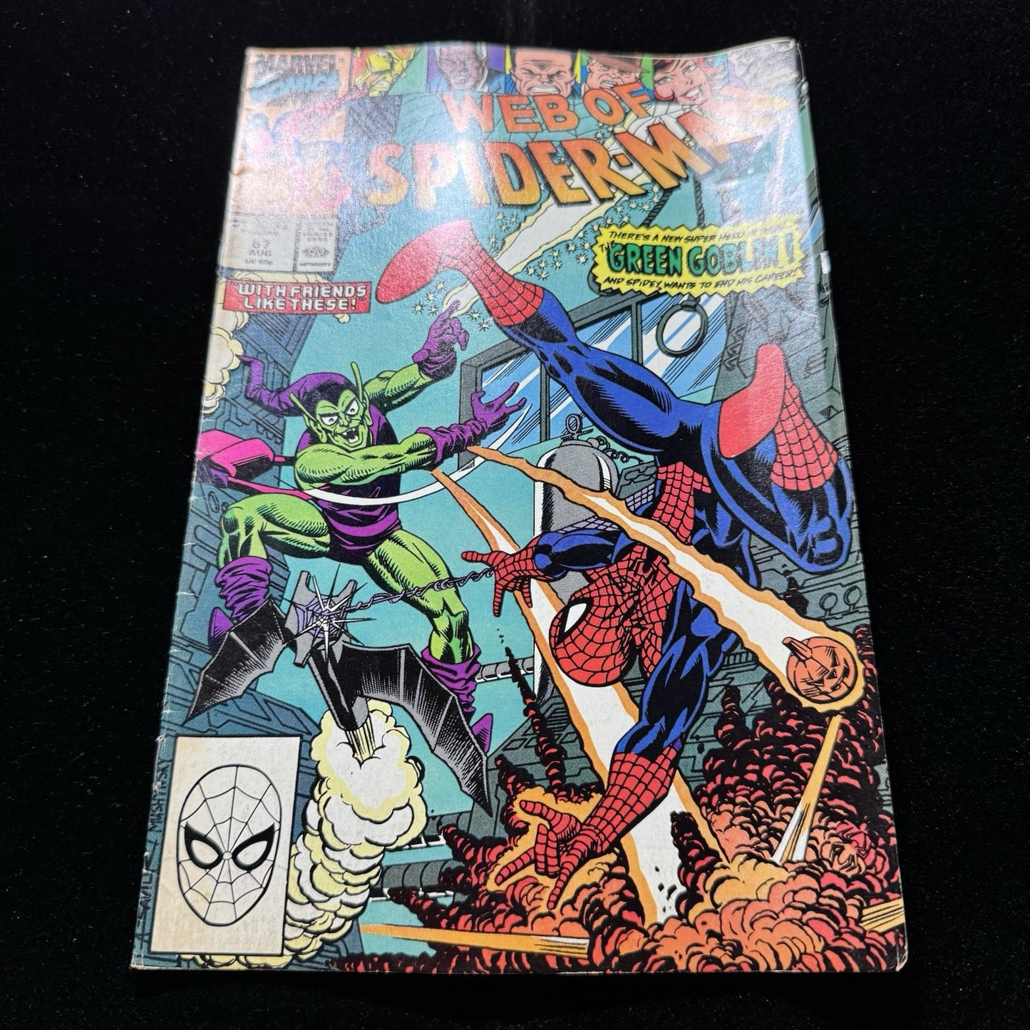 Web Of Spider-Man 67 - Copper Age Marvel Comics 1990