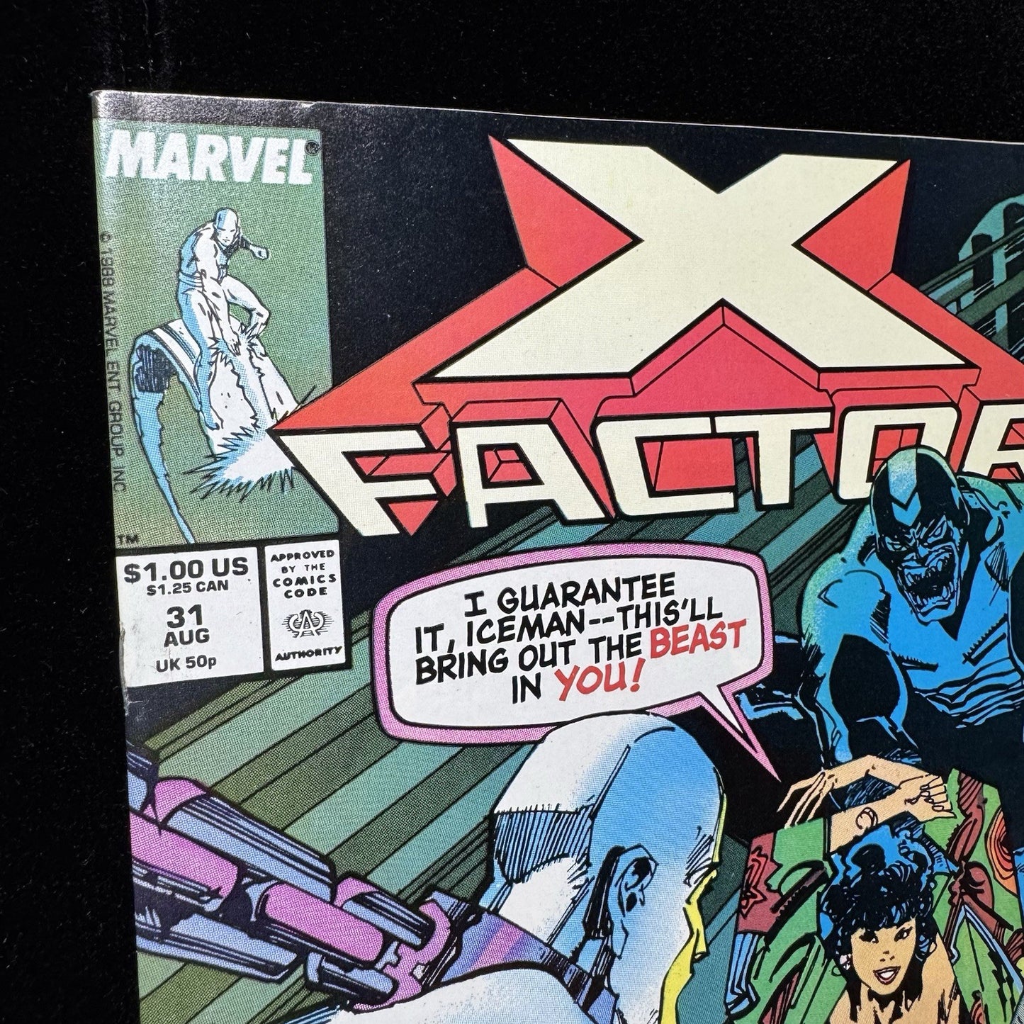 X-Factor 31 - 1st Cameo Appearance Orphan Maker - Copper Age Marvel Comics 1988