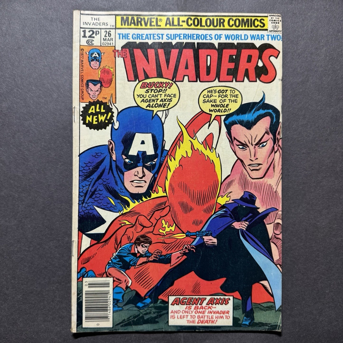 Invaders 26 - Bronze Age Marvel Comics 1978