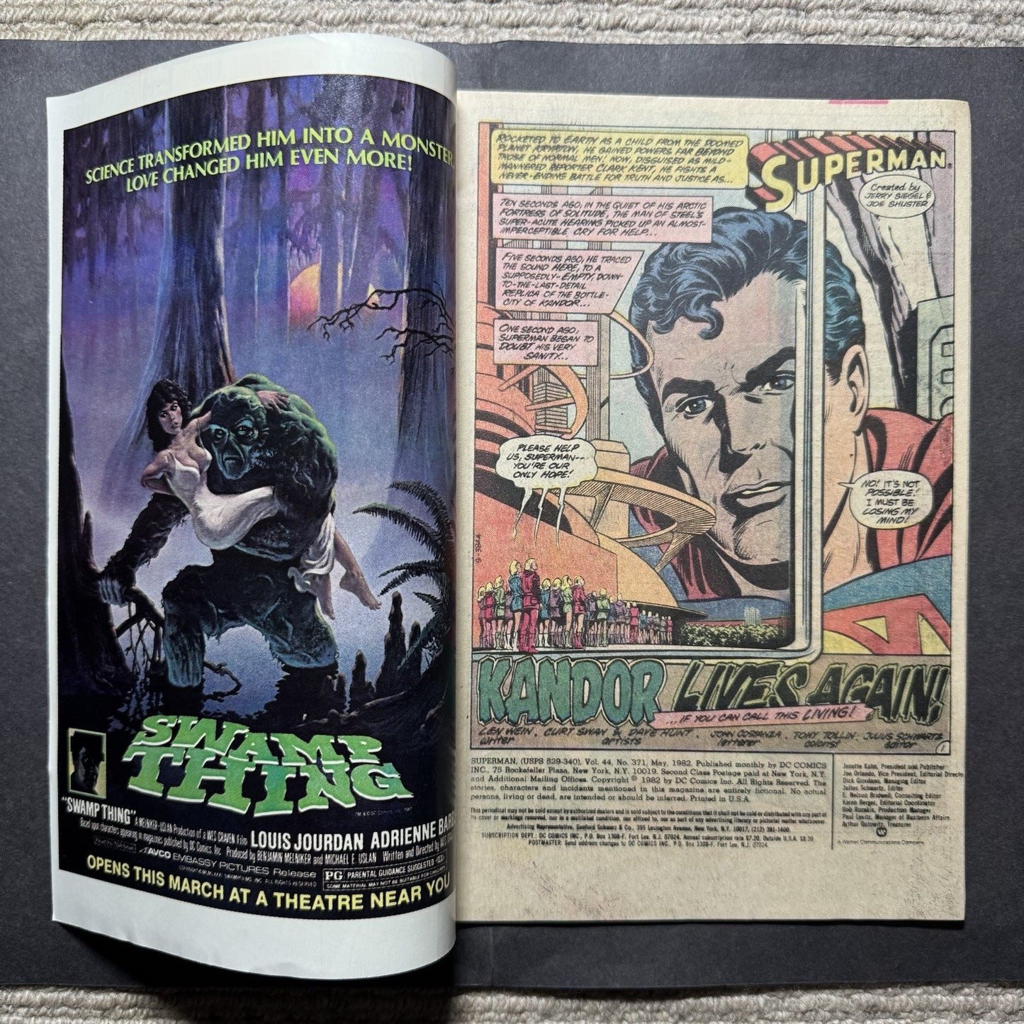 Superman 371 - Bronze Age Dc Comics 1982