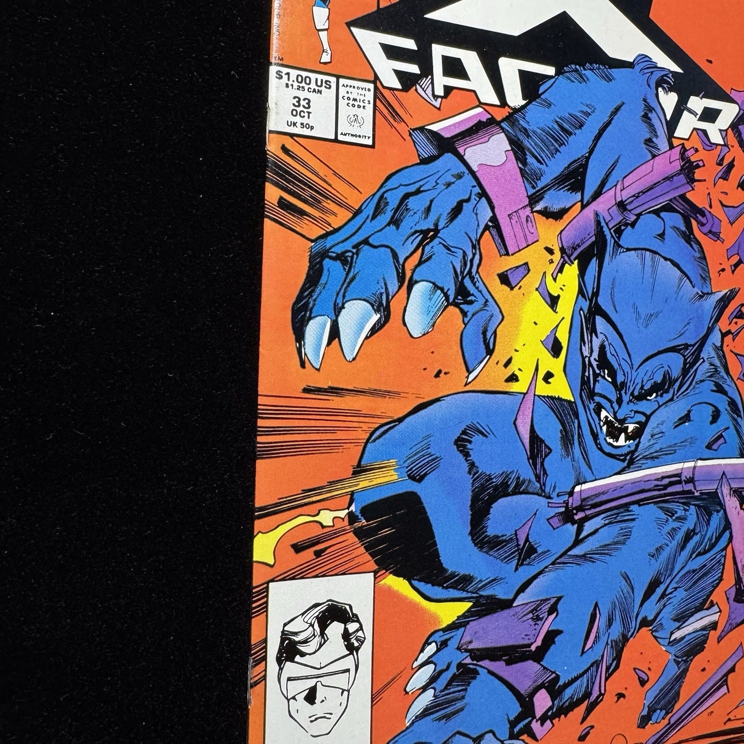 X-Factor 33 - 1st Appearance Of Orphan Maker - Copper Age Marvel Comics 1988