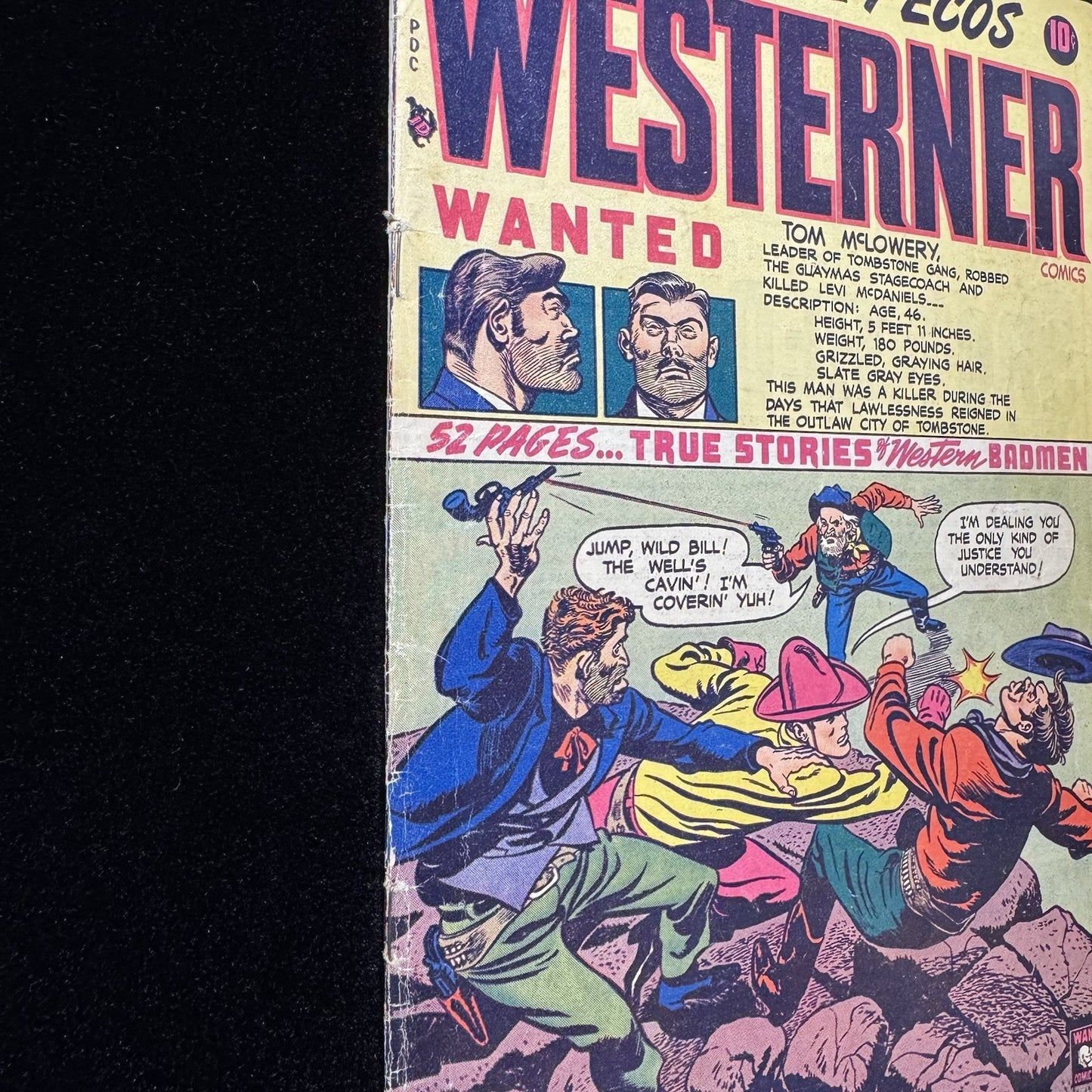 Westerner 16 - Golden Age Orbit-Wanted Comics 1948