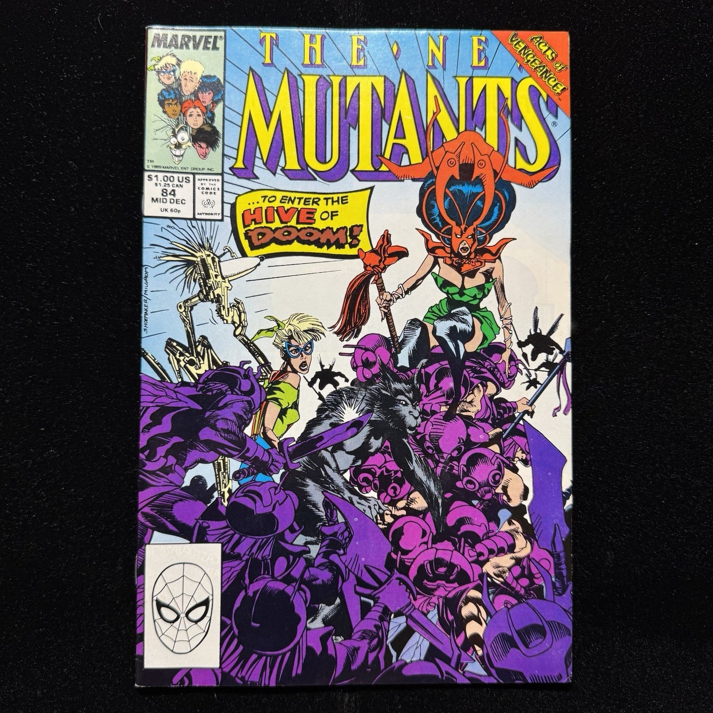 New Mutants 84 - Copper Age Marvel Comics 1989