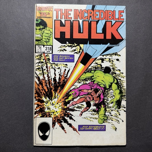 Incredible Hulk 318/ Copper Age Marvel Comics 1986