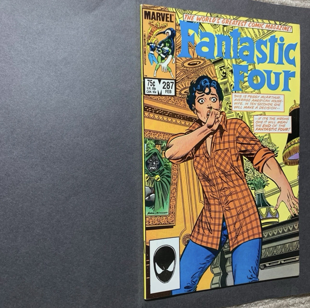 Fantastic Four 287/ copper age marvel comics 1986