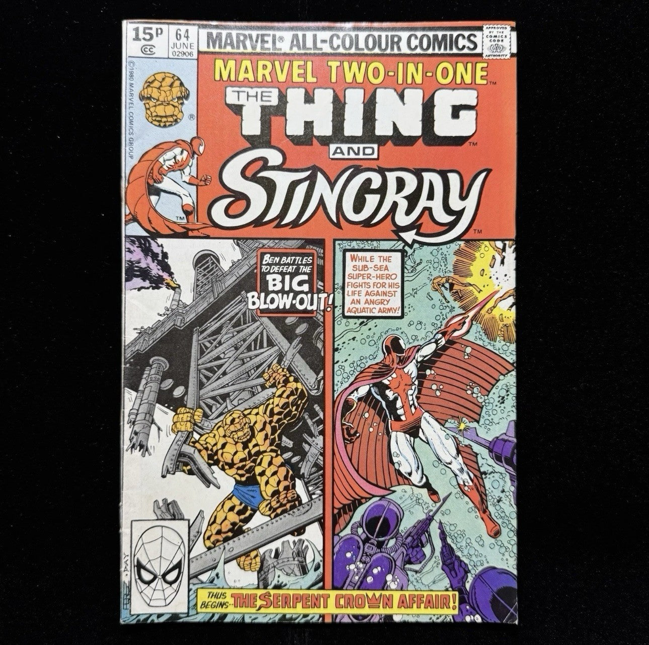 Marvel Two In One 64 - New Serpent Squad Team - Bronze Age Marvel Comics 1980