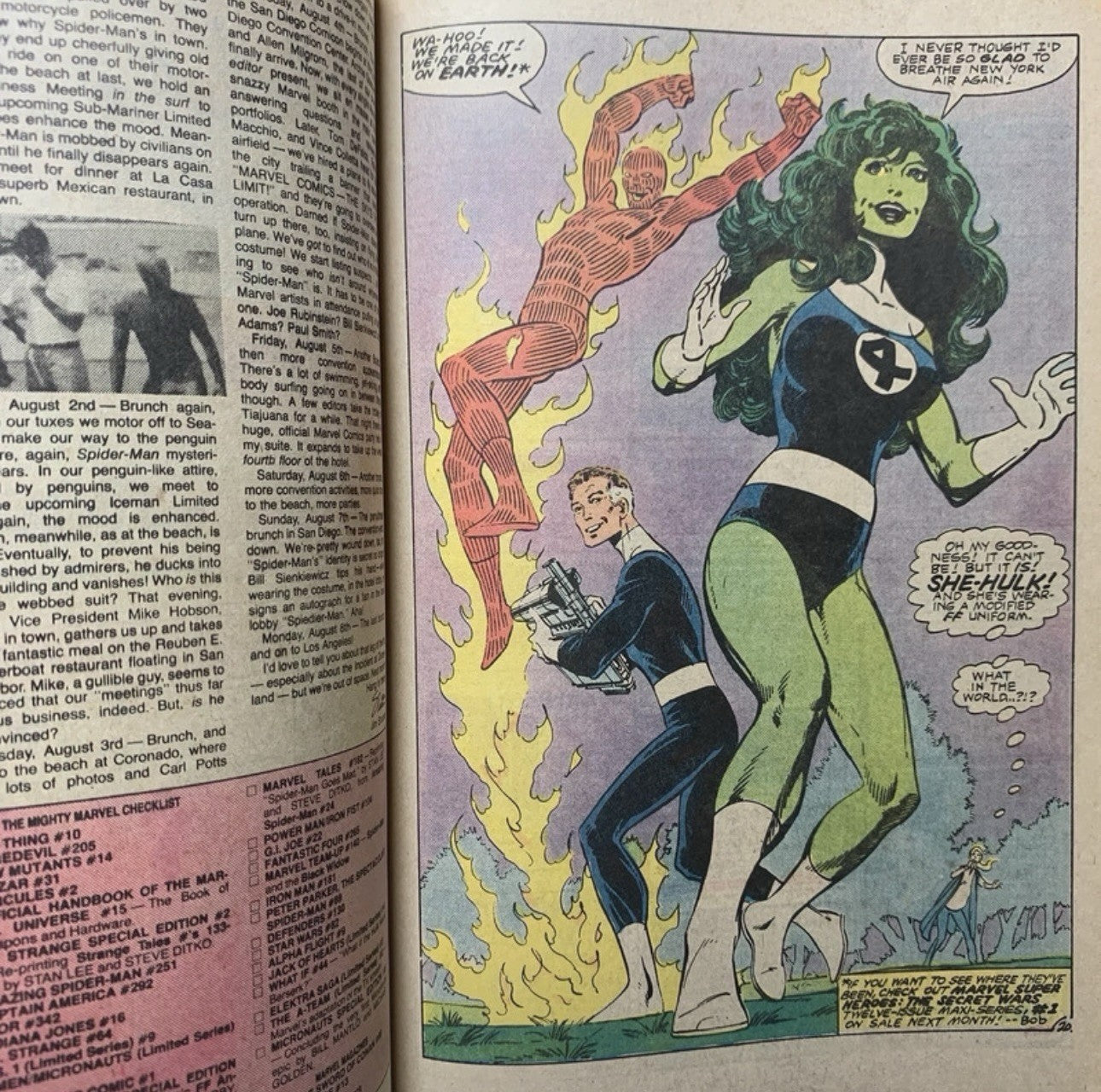 Fantastic Four 265 - She-Hulk Joins Fantastic Four - Copper Age Comics 1984
