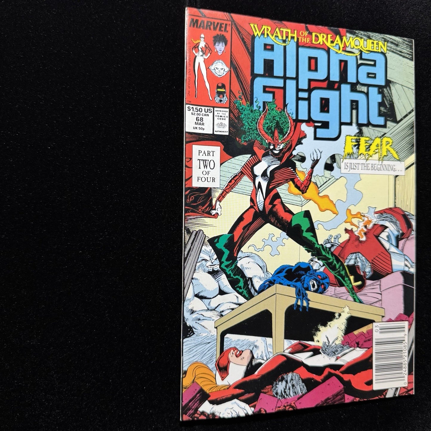 Alpha Flight 68 - Copper Age Marvel Comics 1989