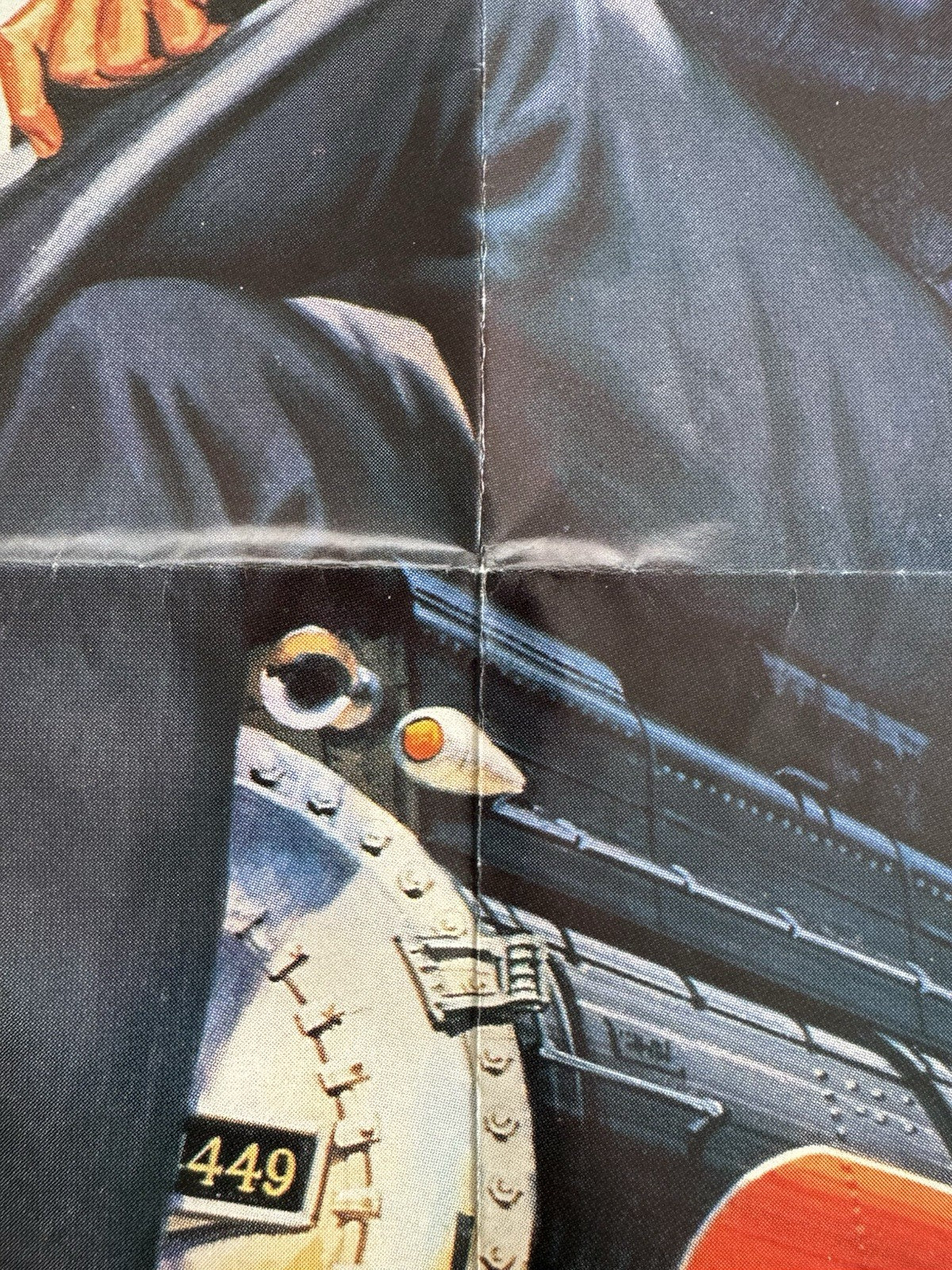Tough Guys 1986 - Original UK Quad Cinema Poster - Kirk Douglas - Folded