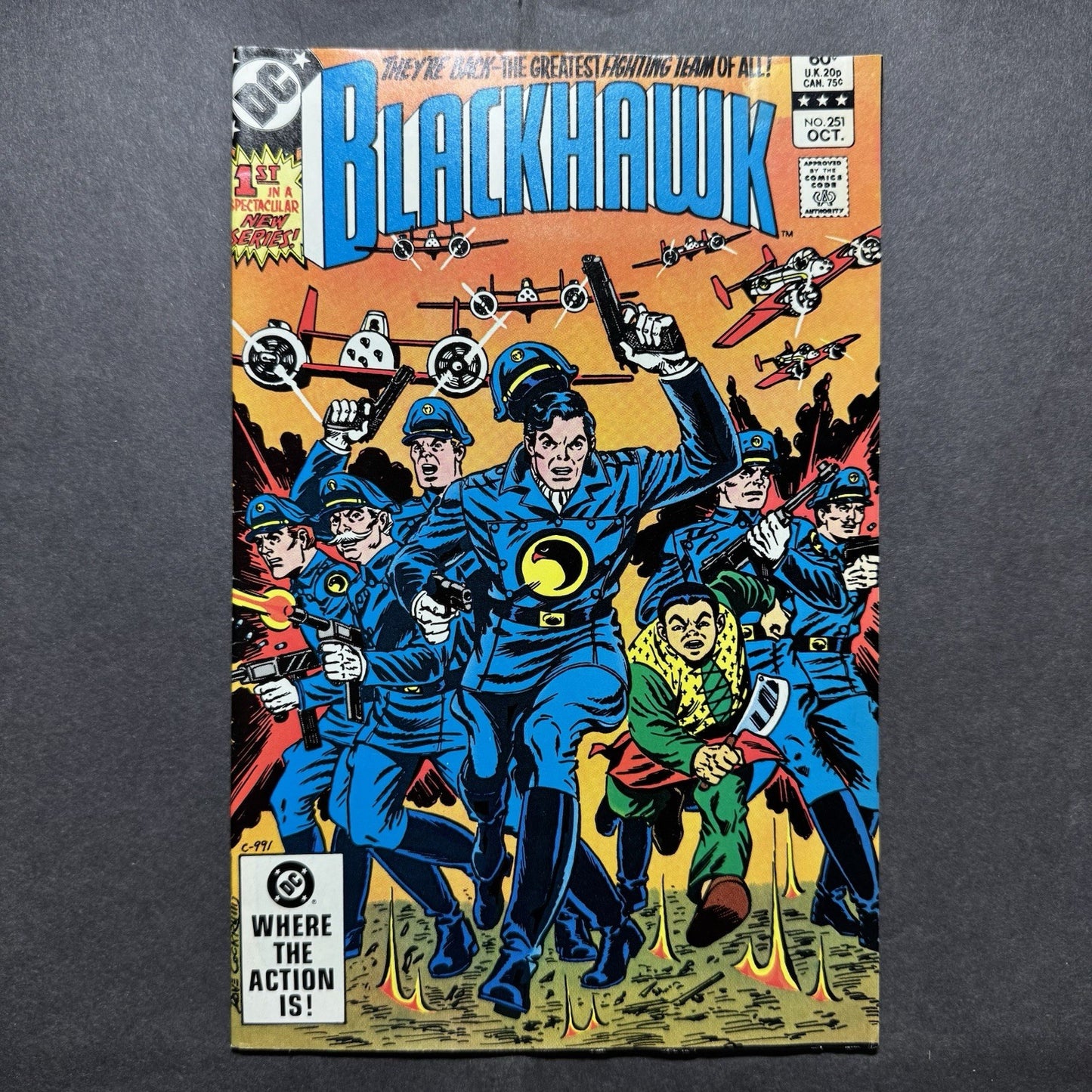 Blackhawk 251 - Bronze Age Dc Comics 1982