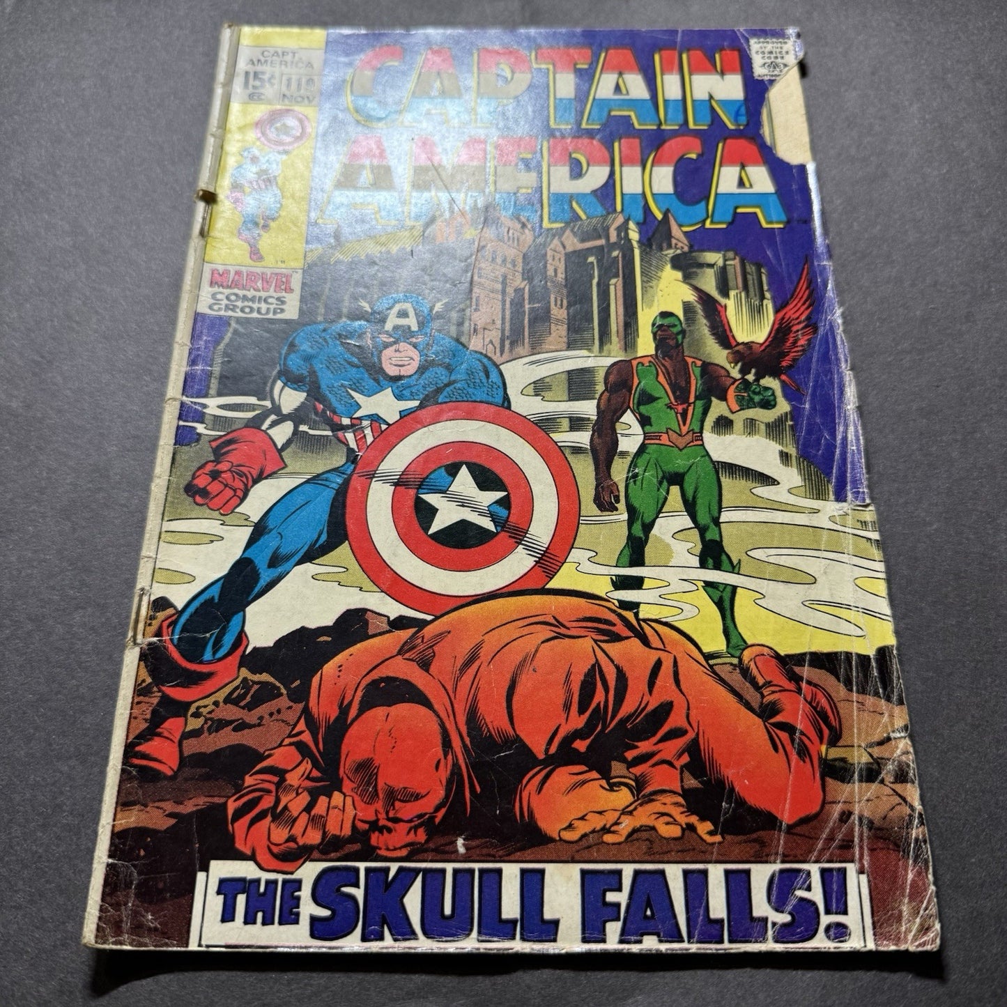Captain America 119 - 3rd Appearance Of Falcon - Silver Age Marvel Comics 1969