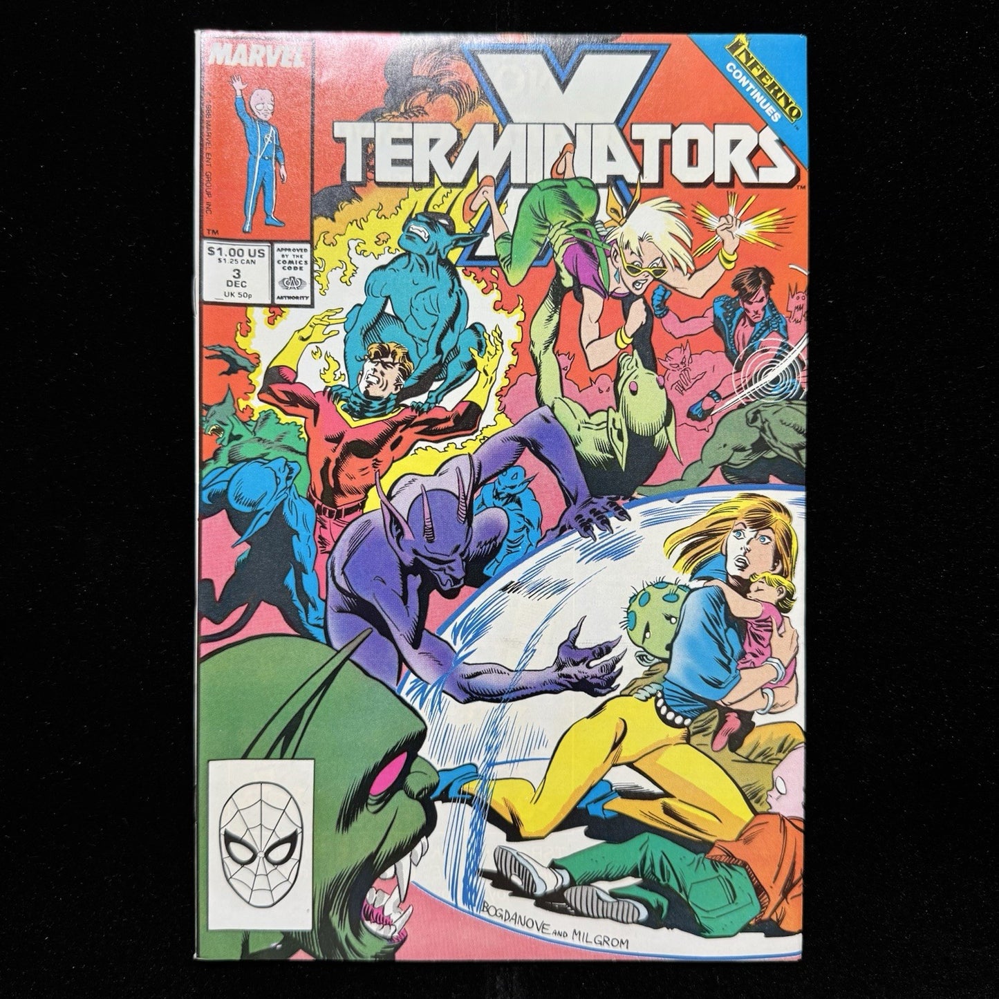 X-Terminators 3 - Copper Age Marvel Comics 1988