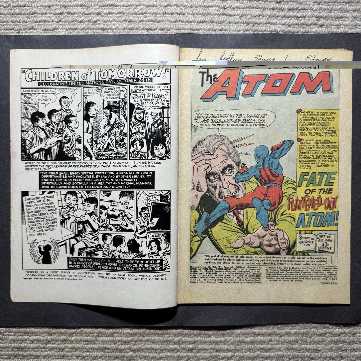 Atom 16 - Silver Age Dc Comics 1965