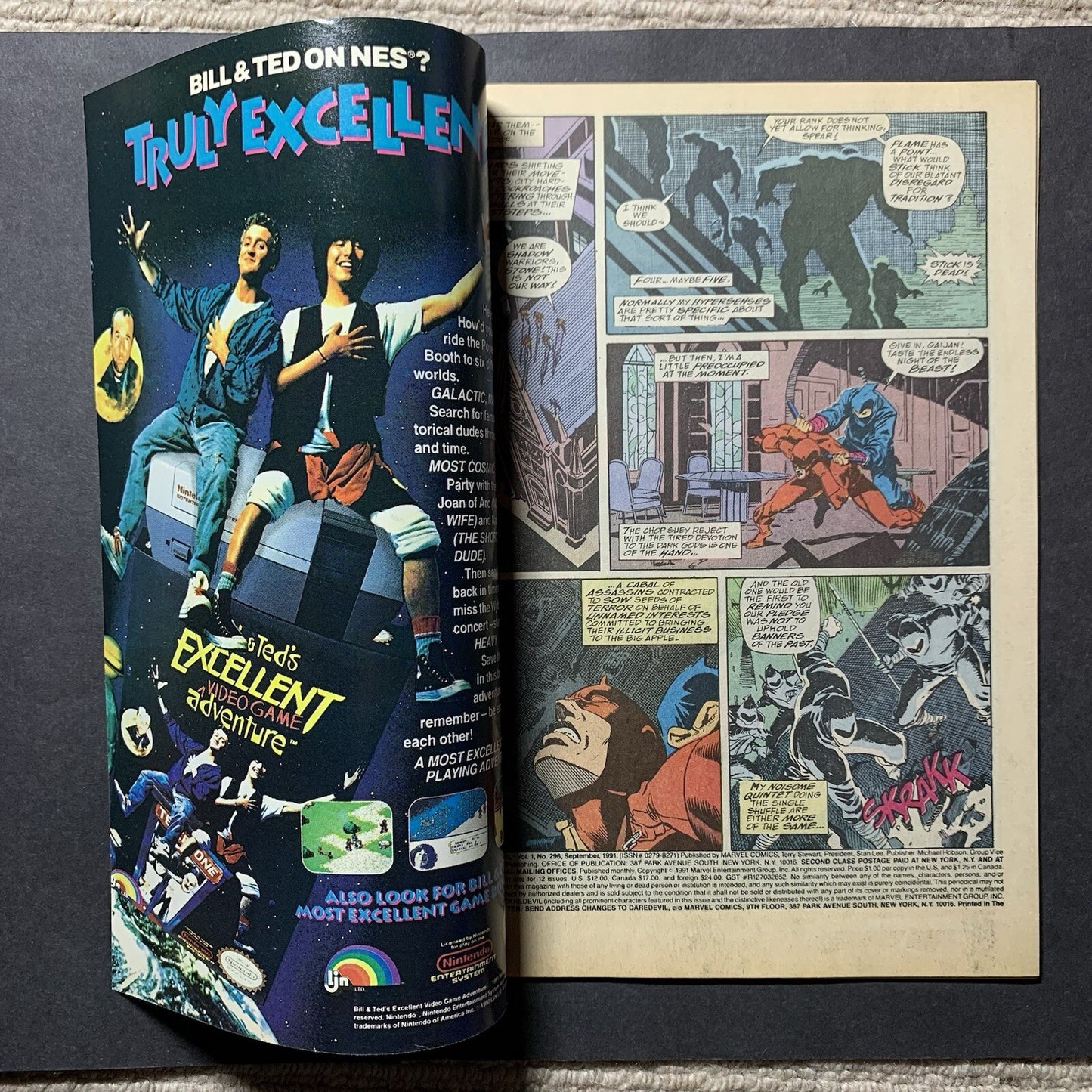 Daredevil 296/ Copper Age Marvel Comics 1991