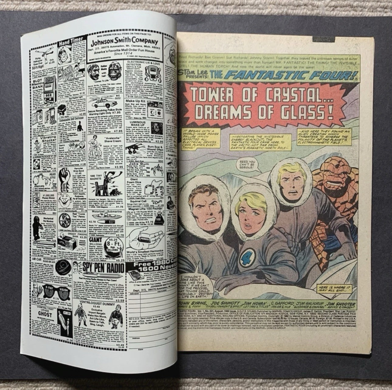 Fantastic Four 221/ Bronze Age marvel comics 1980