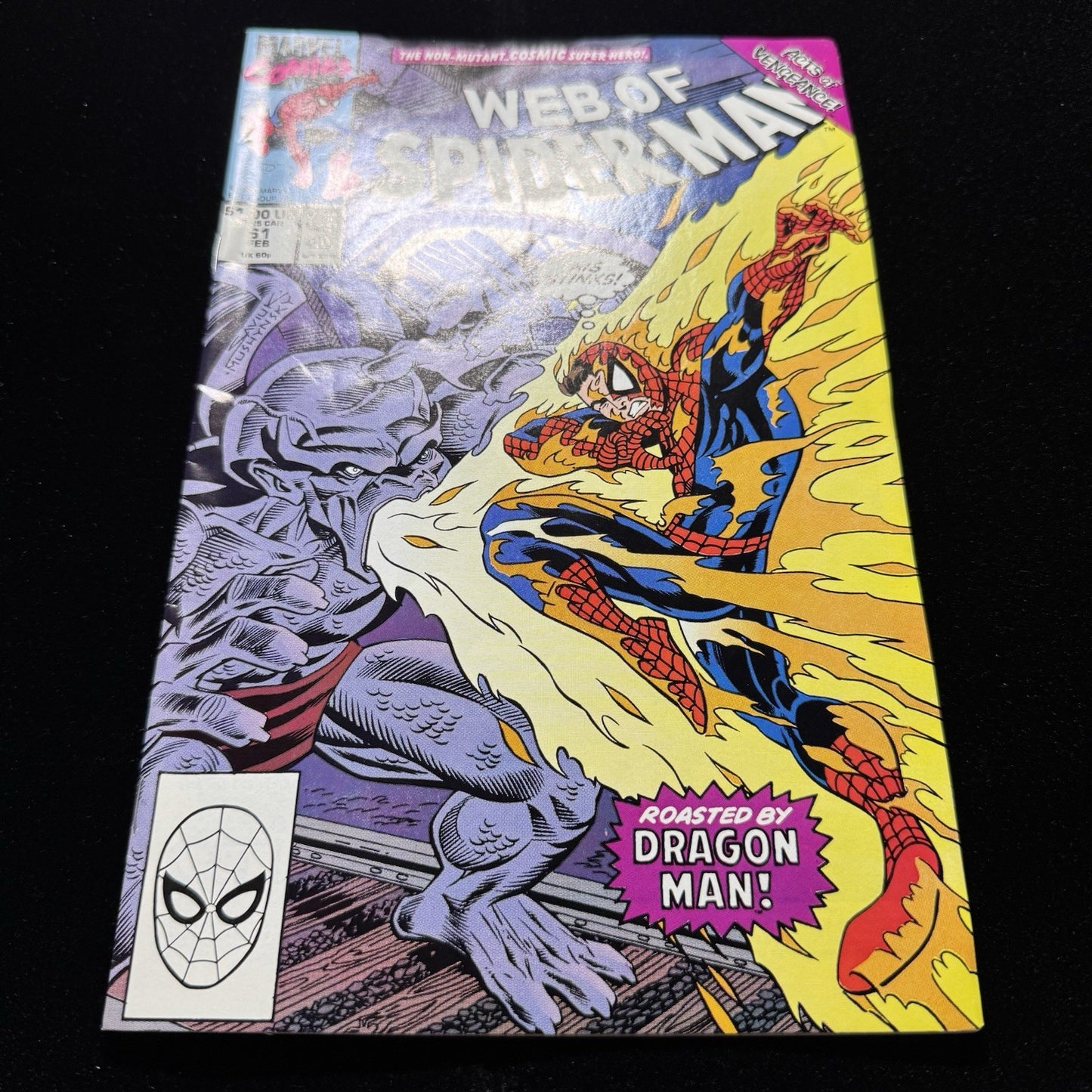Web Of Spider-Man 61 - Copper Age Marvel Comics 1990