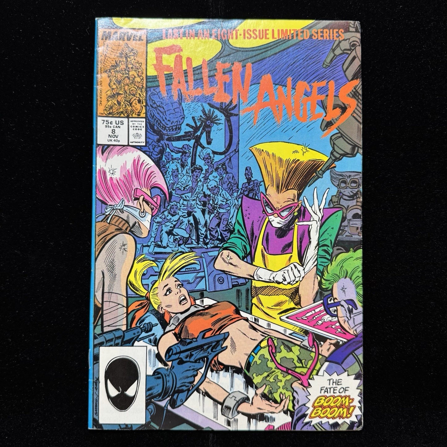 Fallen Angels 8 - Copper Age Marvel Comics 1987