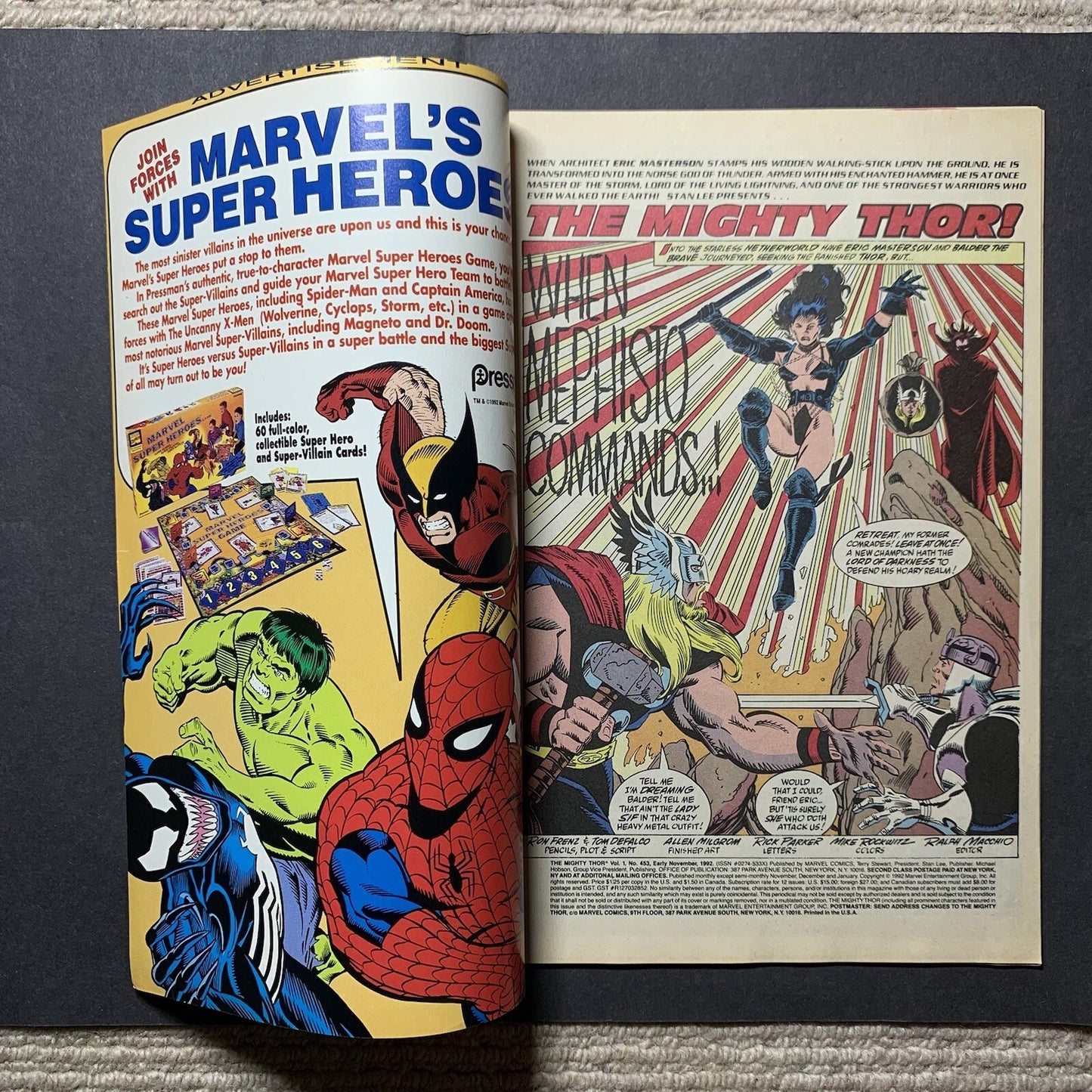 Thor 453/ Modern Age Comics 1992