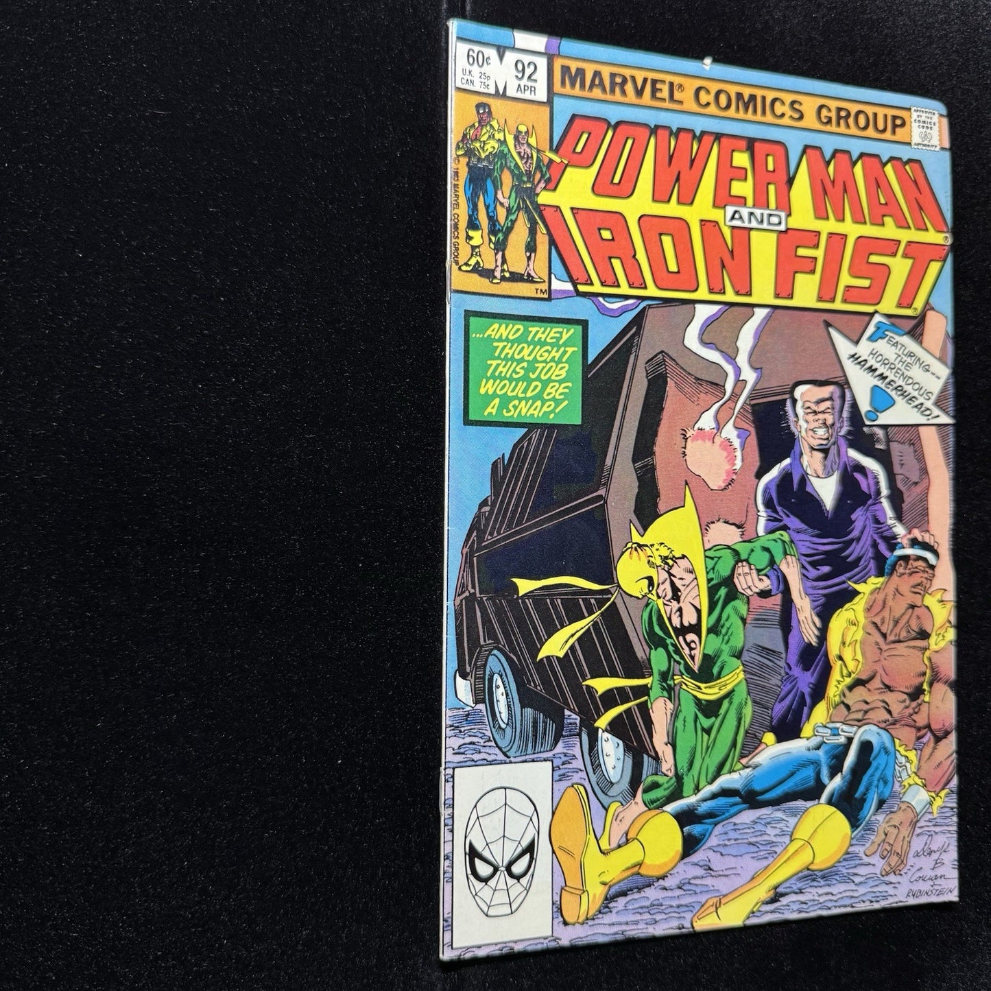 Power Man And Iron First 92 - 1st App Of The Second Eel - Bronze Age Marvel 1983