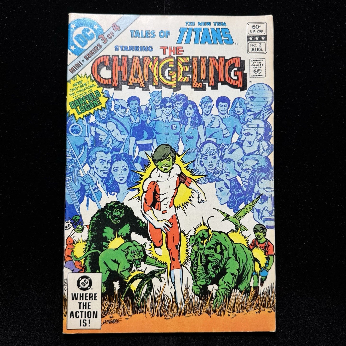 Takes Of The New Teen Titans 3 - Origin Of Beast Boy - Bronze age Dc Comics 1982