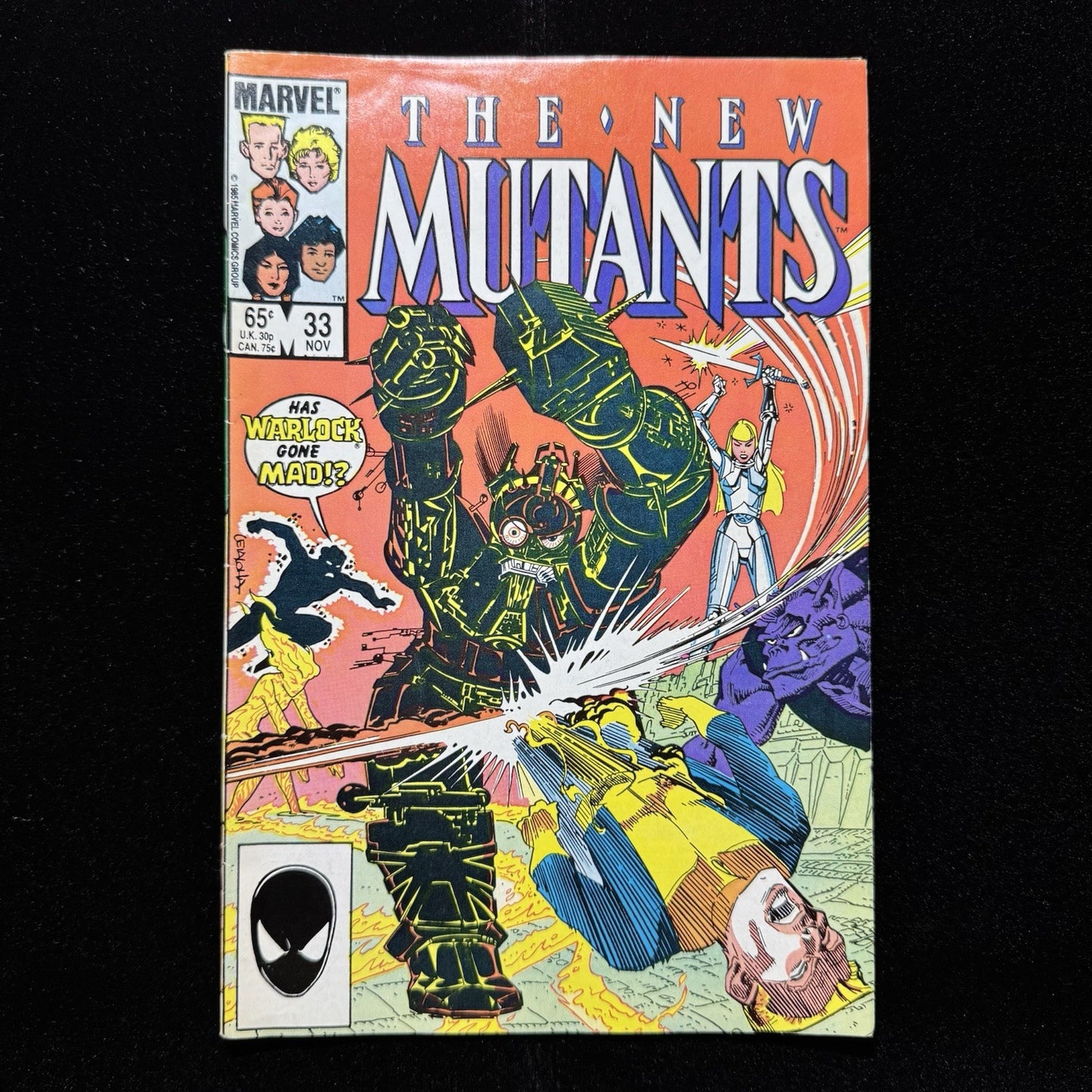 New Mutants 33 - Copper Age Marvel Comics 1985