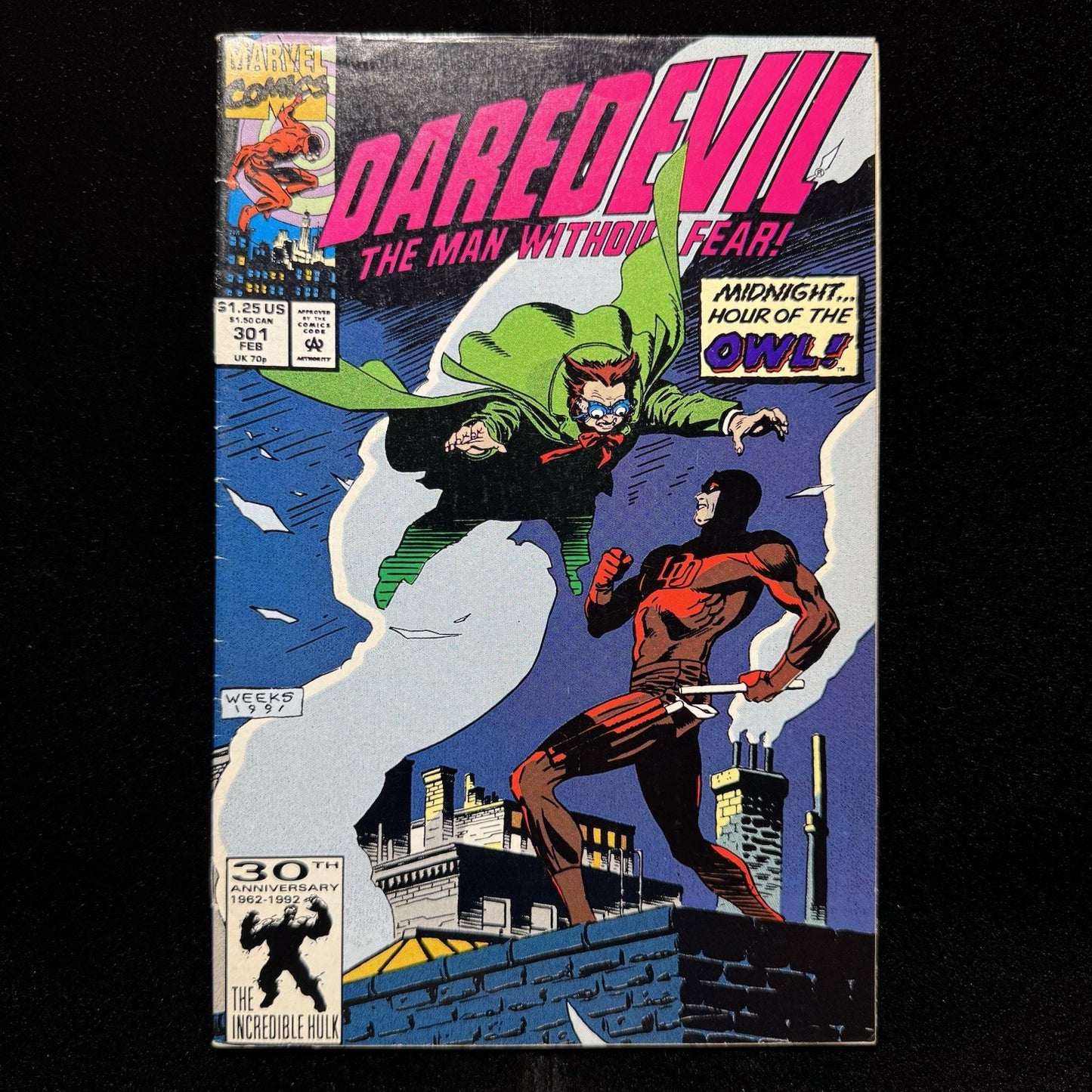 Daredevil 301 - Modern Age Marvel Comics 1992