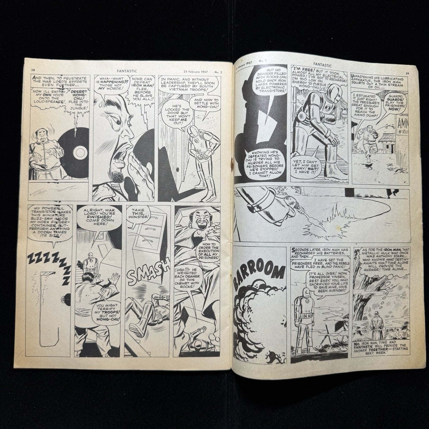 Fantastic! 2 - British Comics - Silver Age Odhams/ IPC Magazines Comics 1967