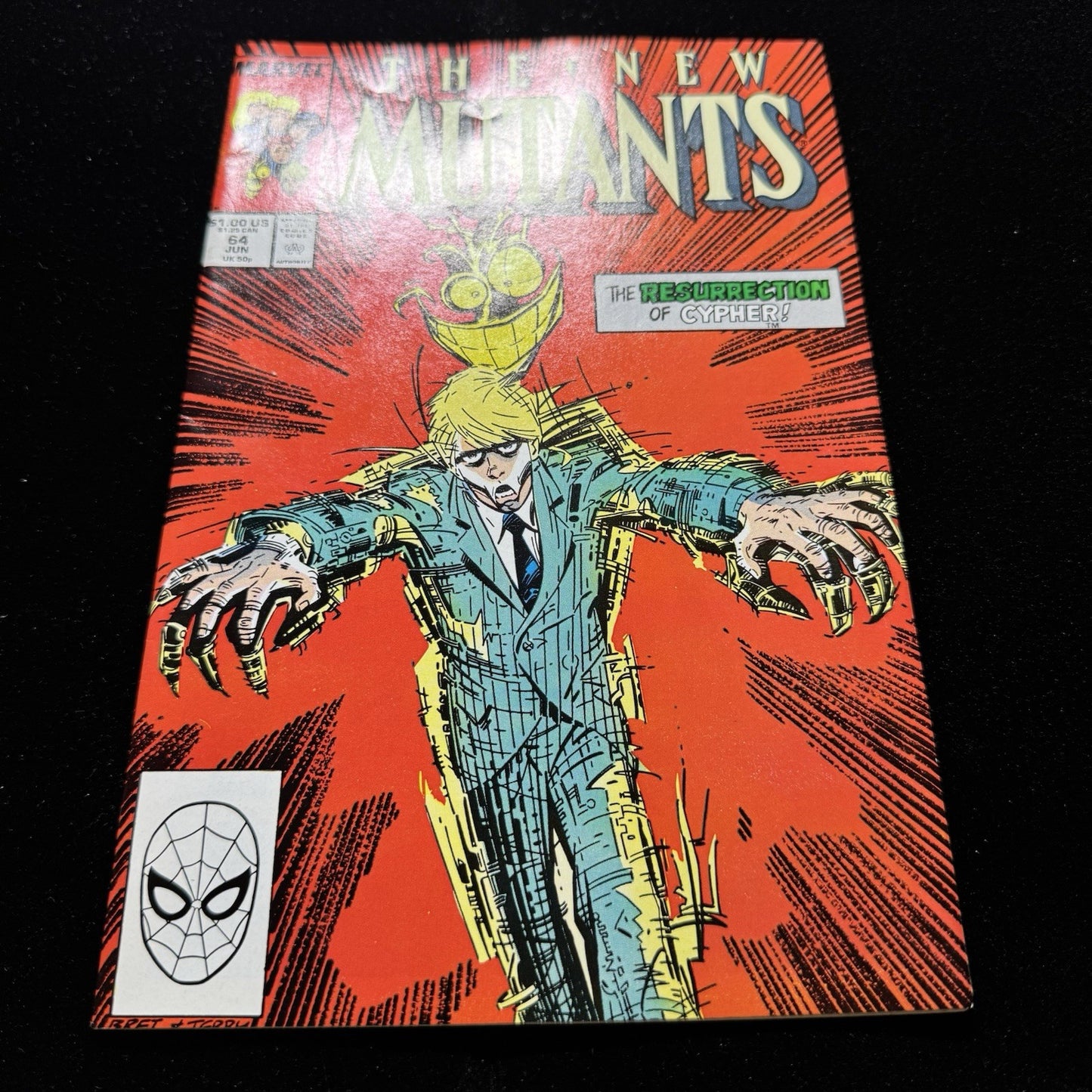 New Mutants 64 - Copper Age Marvel Comics 1988