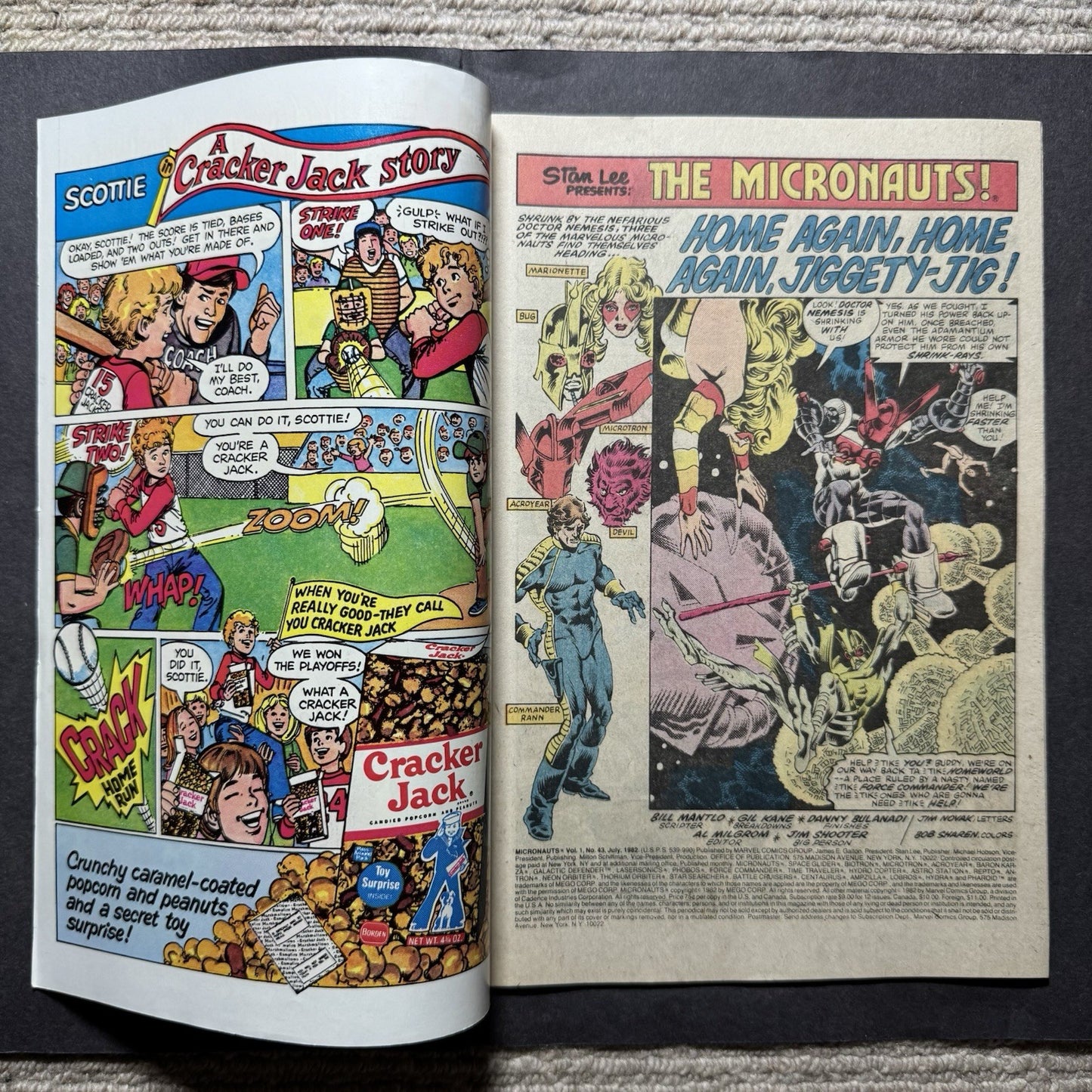 Micronauts 43 - Bronze Age Marvel Comics 1982
