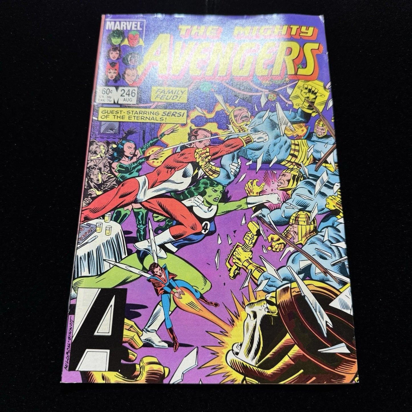 Avengers 246 - 1st Appearance Of Maria Rambeau - Copper Age Marvel Comics 1984