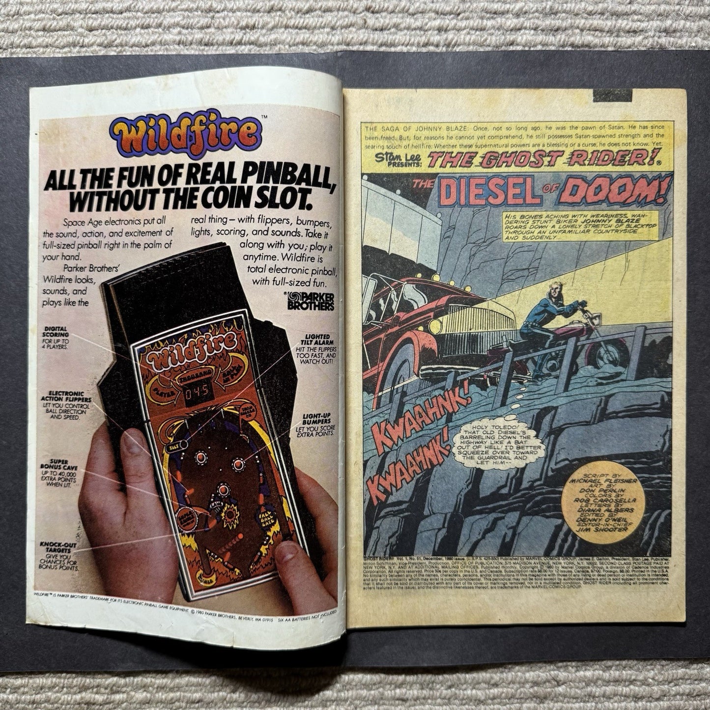 Ghost Rider 51 - Bronze Age Marvel Comics 1980
