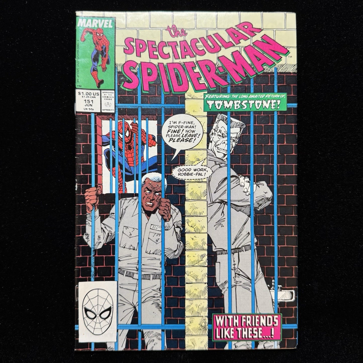Spectacular Spider-Man 151 - Copper Age Marvel Comics 1989