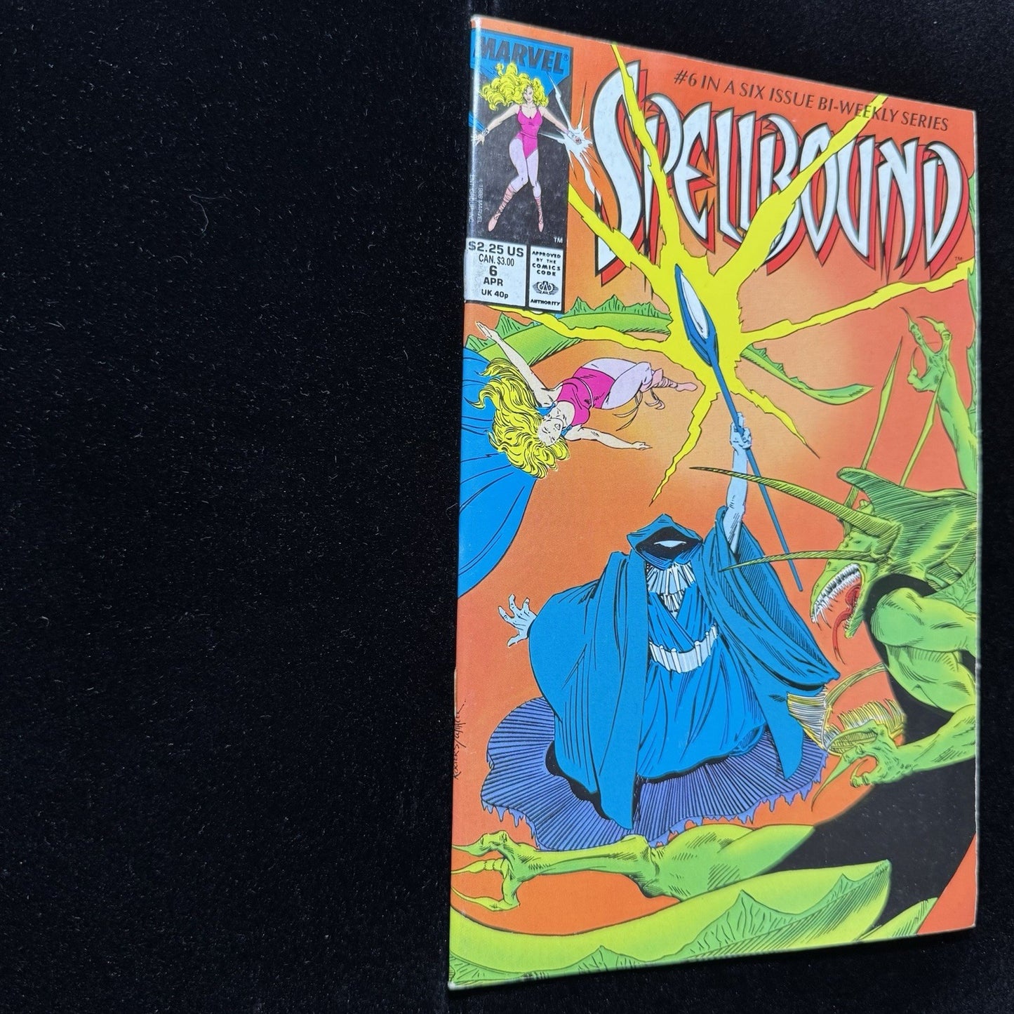 Spellbound 6 - Copper Age Marvel Comics 1988