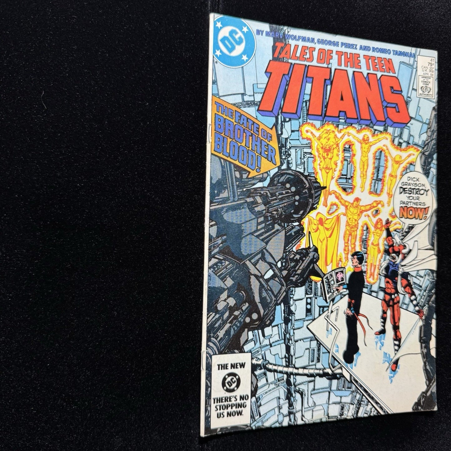 Tales Of The Teen Titans 41 - Death Of Brother Blood - Copper Age Dc Comics 1984