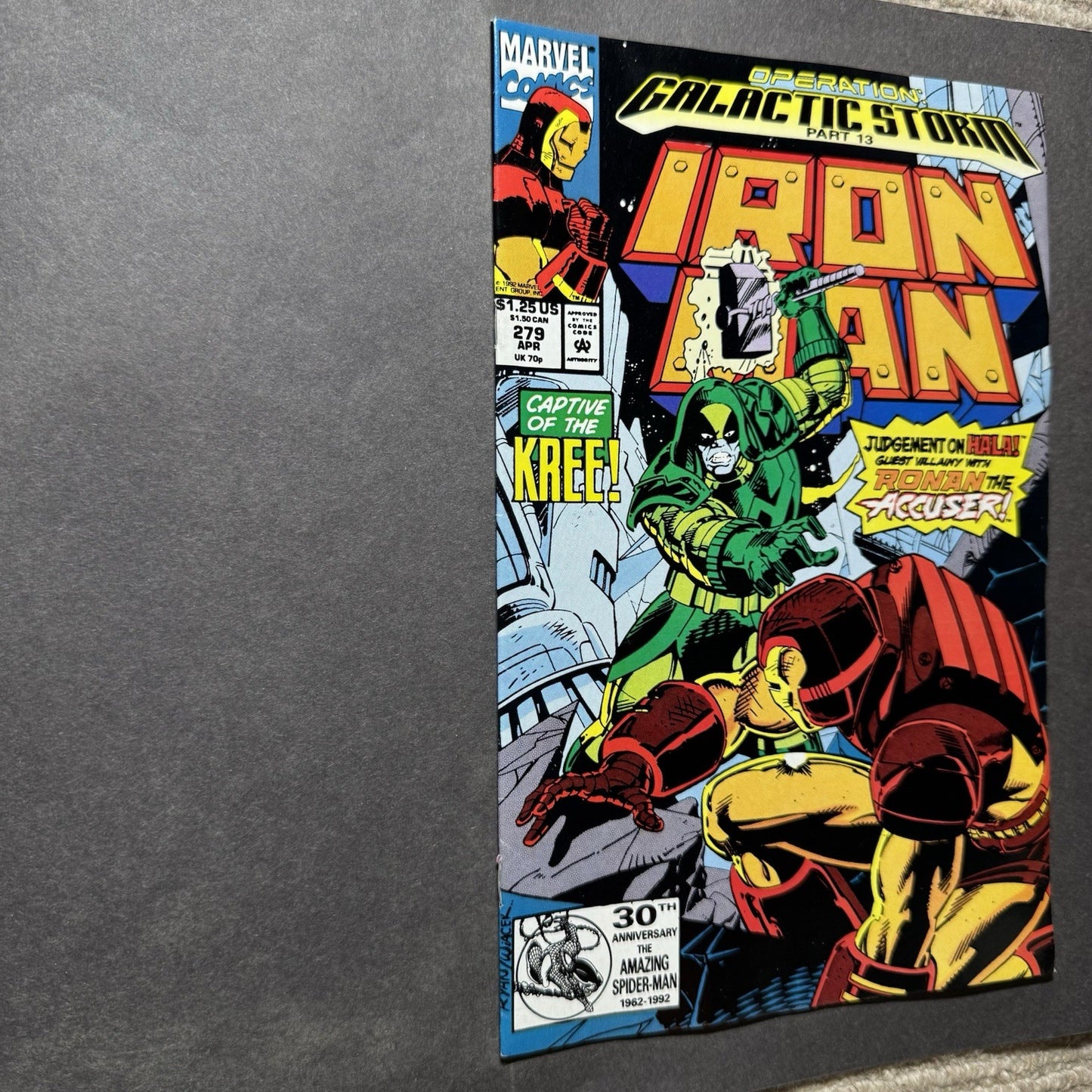 Iron Man 279 - Modern Age Marvel Comics 1992
