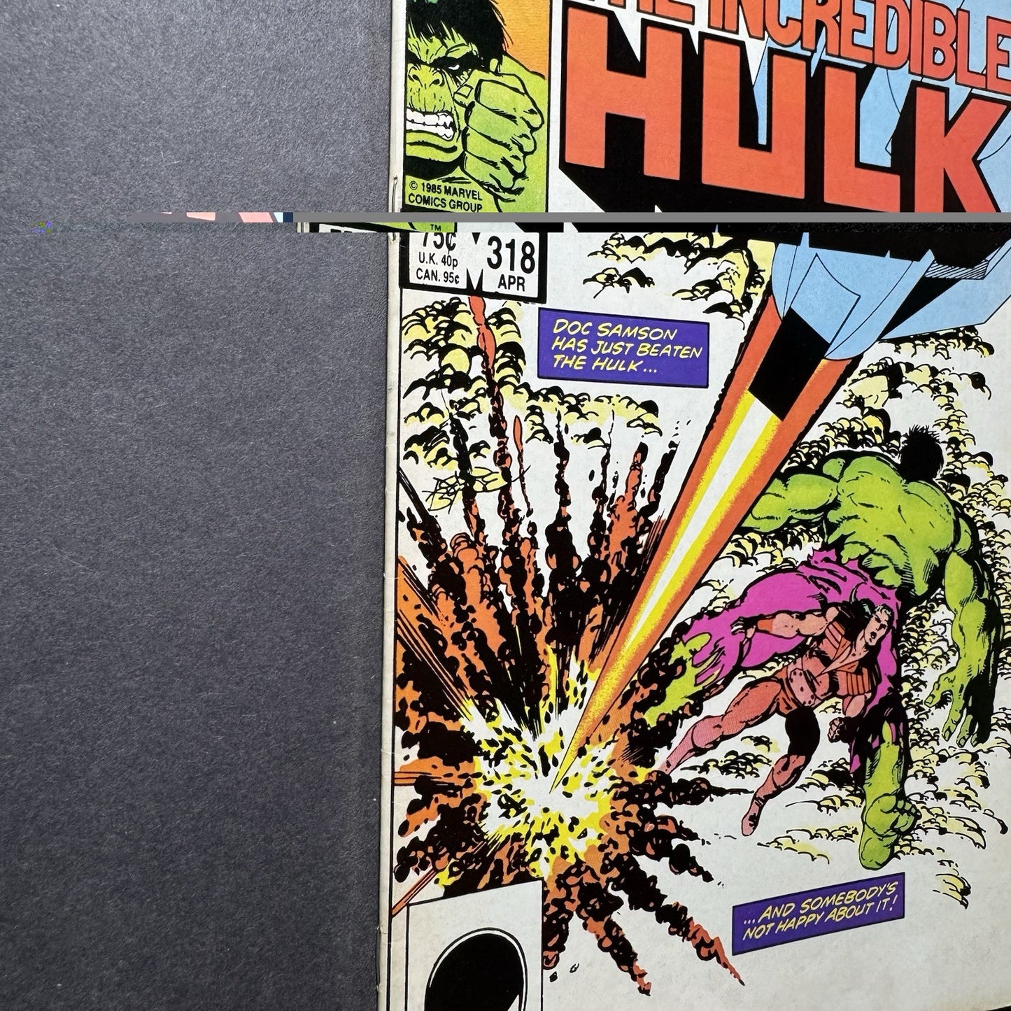 Incredible Hulk 318/ Copper Age Marvel Comics 1986