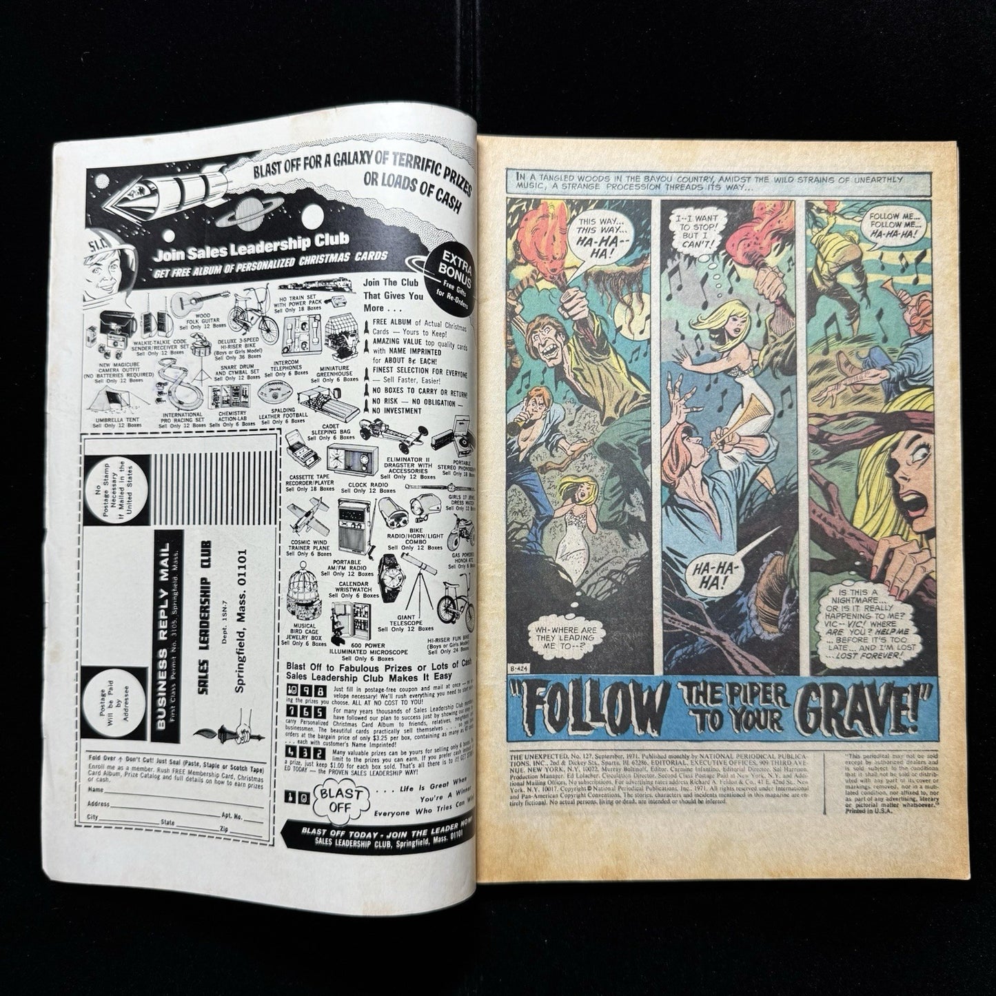 Unexpected 127 - Nick Cardy Cover - Bronze Age Dc Comics 1971