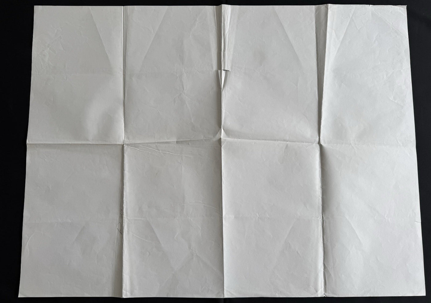 Blind Date 1987 - Original UK Quad Cinema Poster - Bruce Willis - Folded