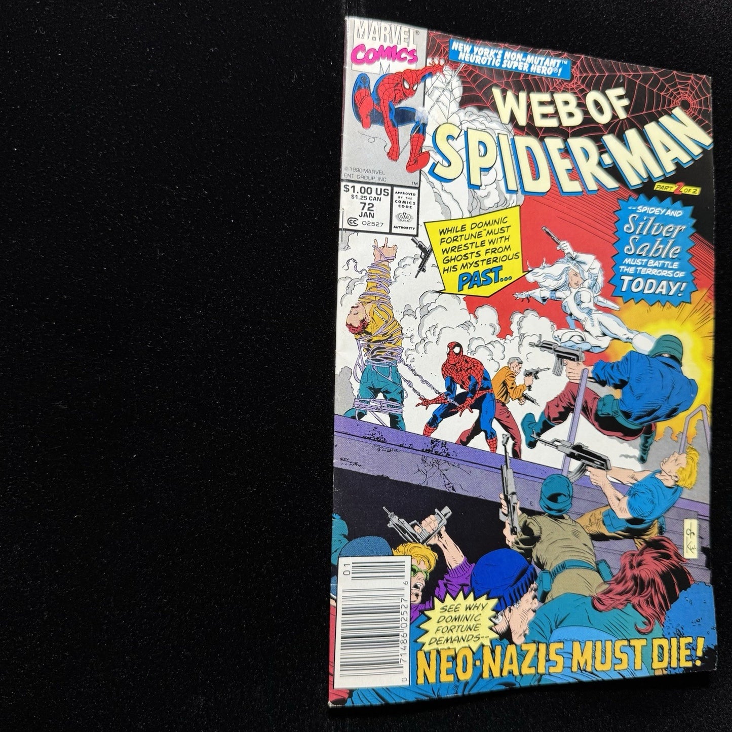 Web Of Spider-Man 72 - Newsstand - Copper Age Marvel Comics 1991