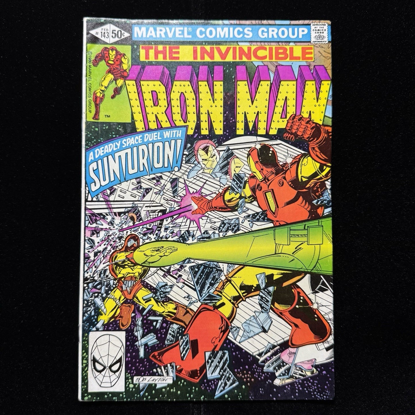 Iron Man 143 - 1st Appearance Of Sunturion- Bronze Age Marvel Comics 1981