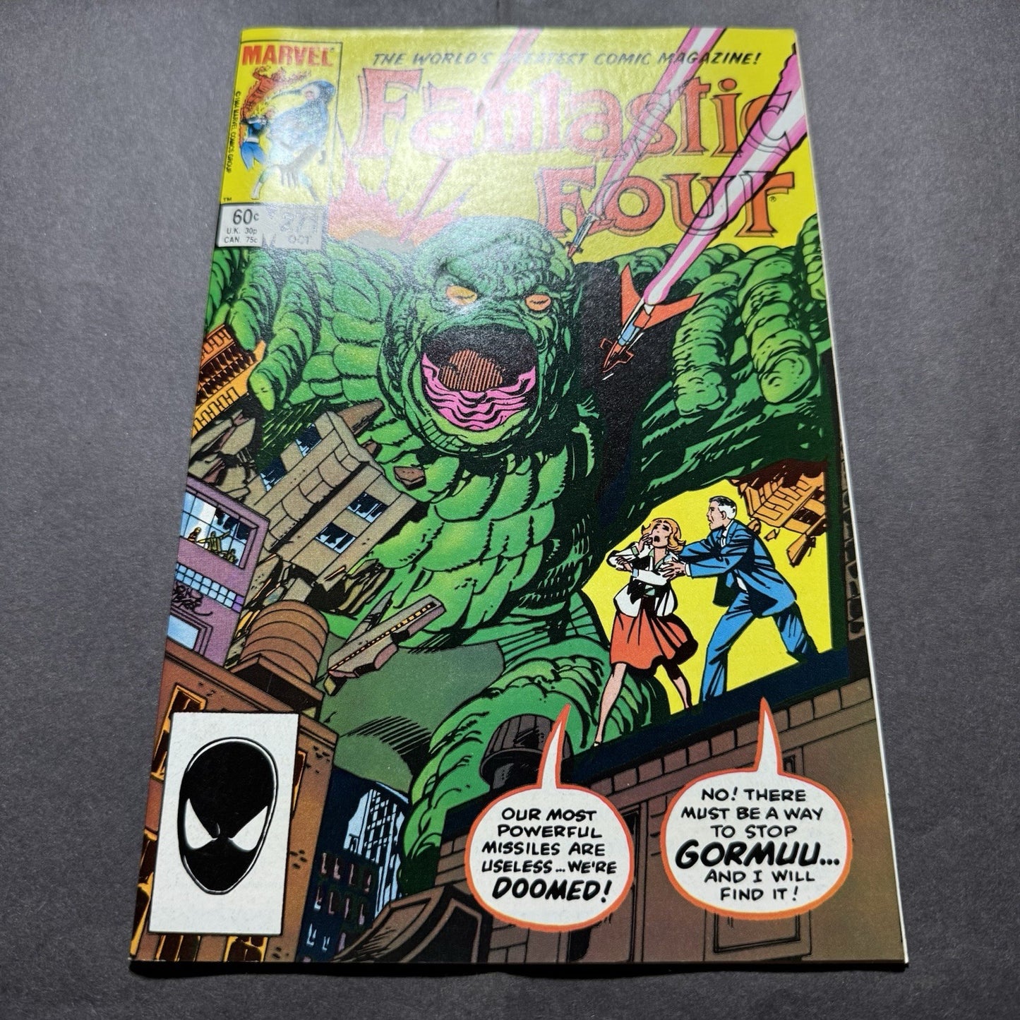 Fantastic Four 271 - 1st Appearance Of Gormuu - Copper Age Marvel Comics 1984